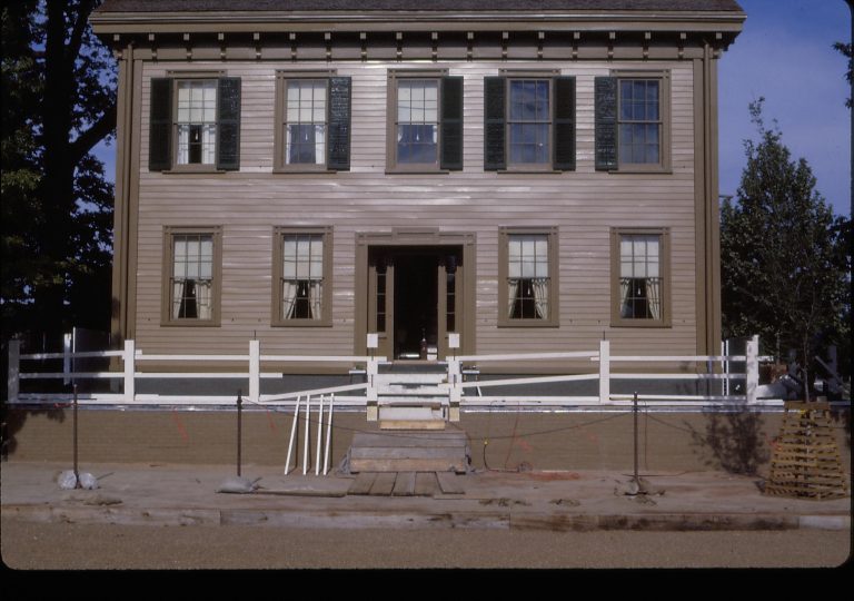 NA slide sleeve (LIHO Before Fence Completed) Lincoln, Home, Restoration