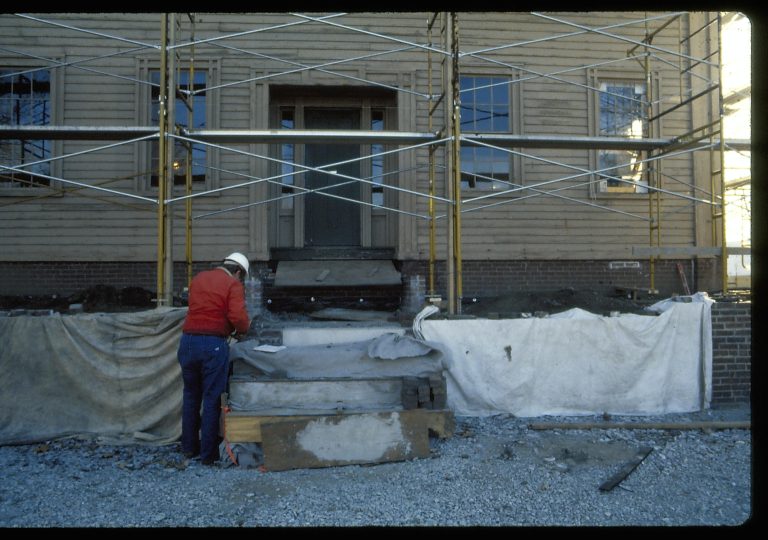 NA slide sleeve (MASTER Lincoln Home Restoration) Lincoln, Home, Restoration, scaffolding