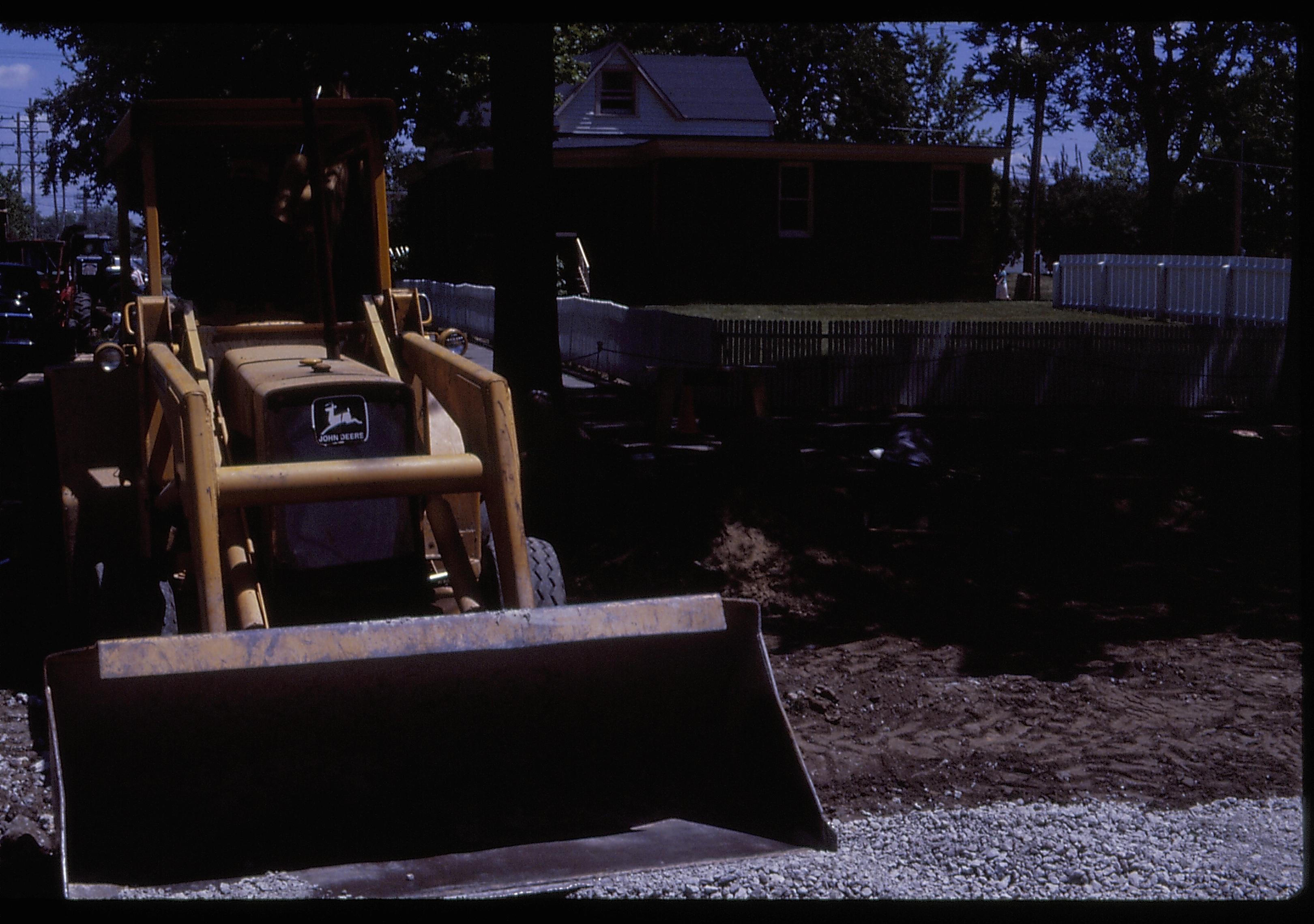NA slide sleeve (Lincoln Home Restoration MASTERS) Lincoln, Home, Restoration, bulldozer, sidewalk