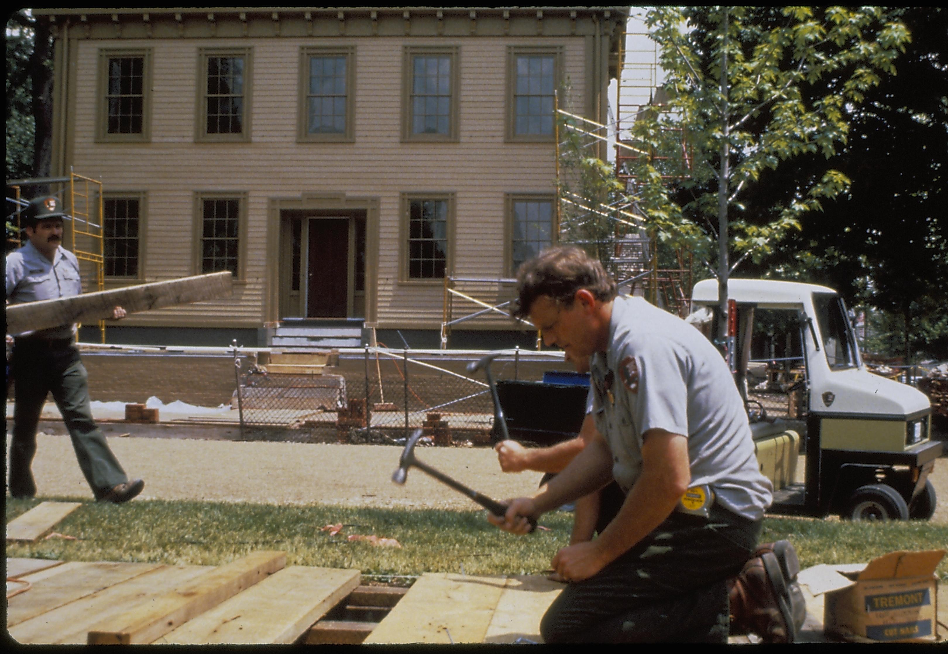 NA slide sleeve (LIHO Restoration Tray #2), 53B Lincoln, Home, Restoration, sidewalk