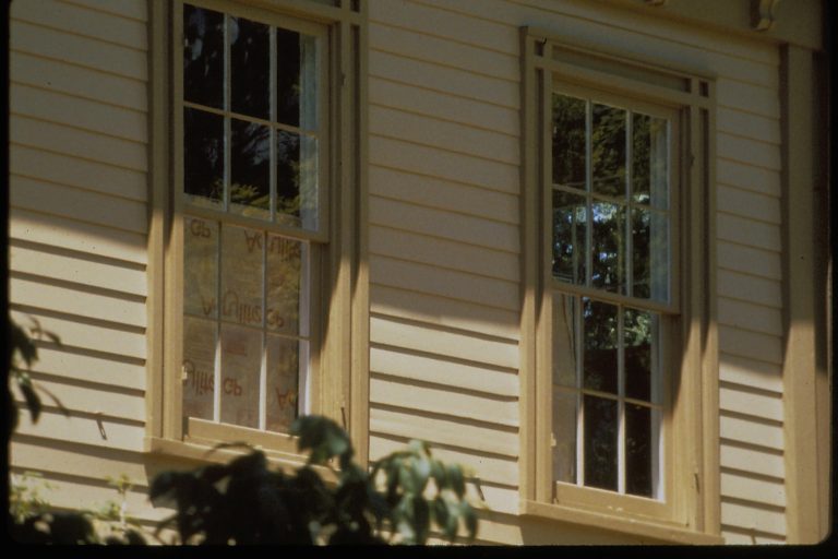 Windows of LIHO slide sleeve (Frame #5), 56B Lincoln, Home, Restoration