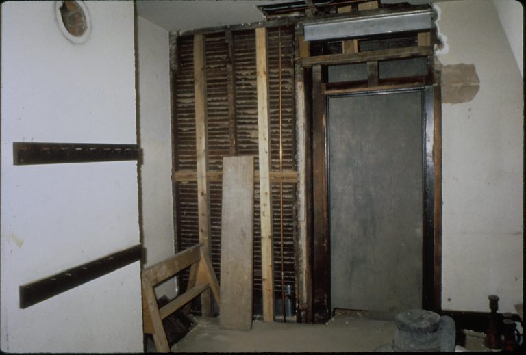 NA slide sleeve (LIHO Restoration, May 1987-June 1988, Tray #1) Lincoln, Home, Restoration