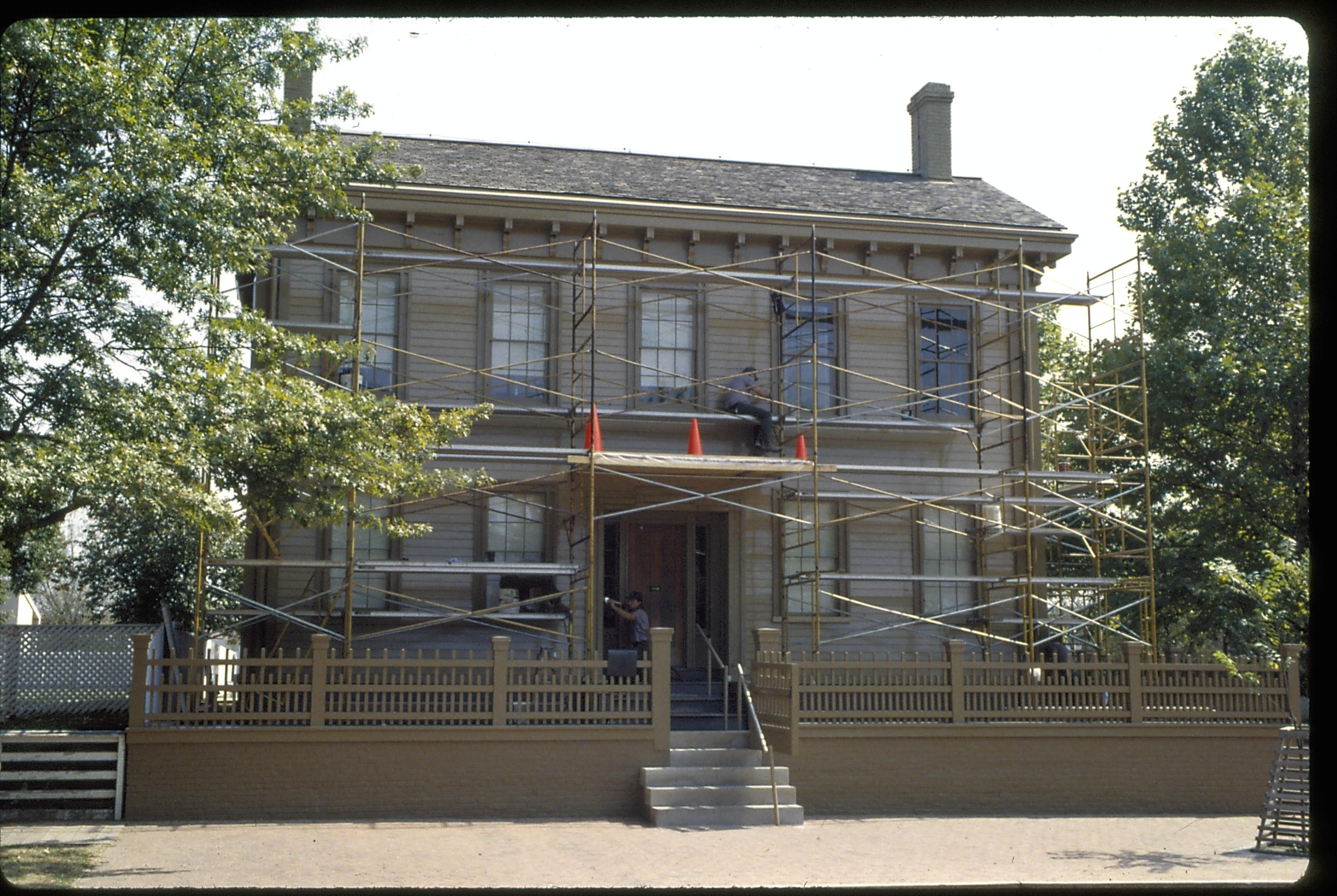 NA slide sleeve (Archives-Lincoln Home Restoration) Lincoln, Home, Restoration, Scaffolding