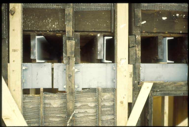 Lincoln Home, 1987 slide sleeve (Archives-Lincoln Home Restoration) Lincoln, Home, Restoration