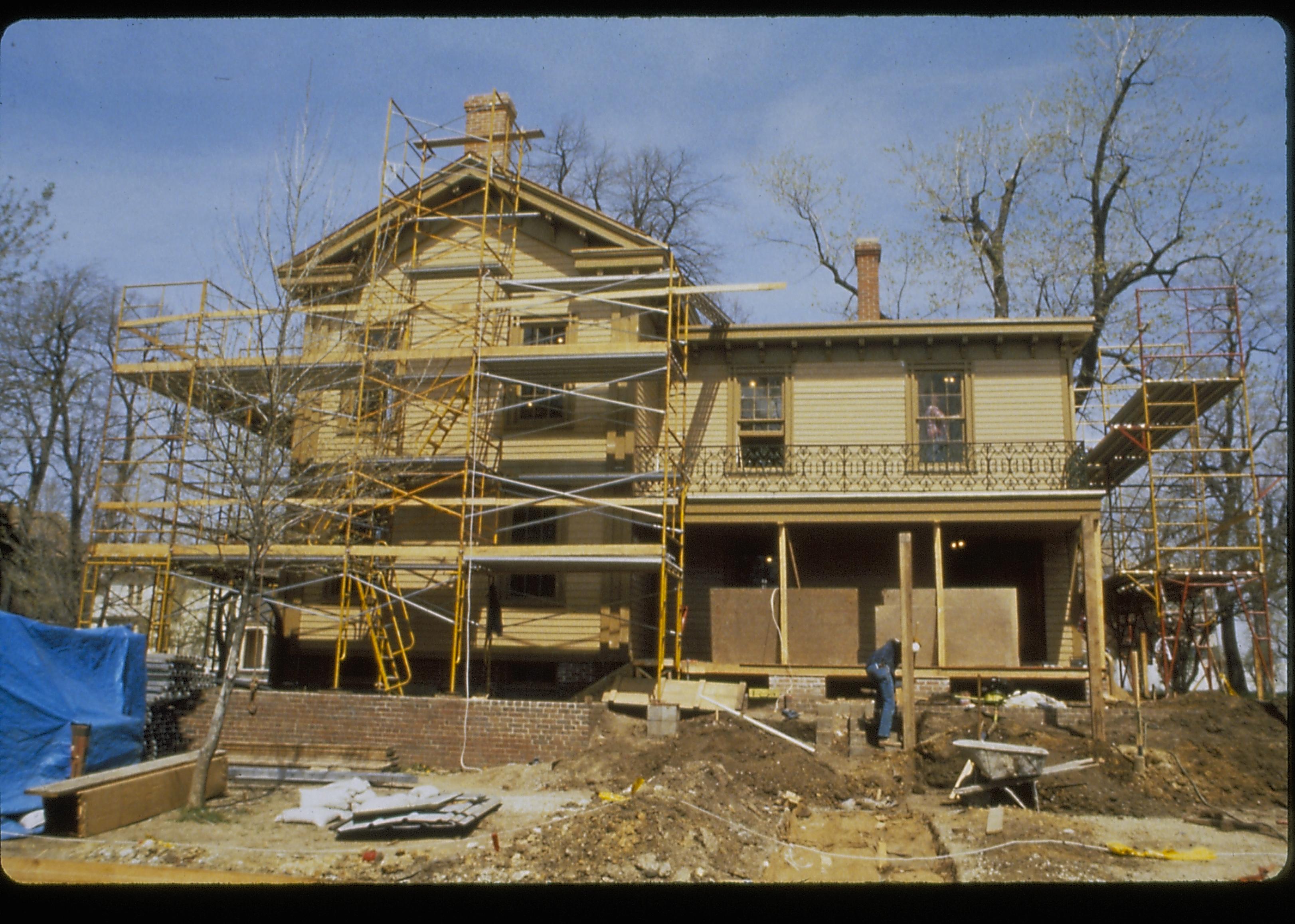 NA slide sleeve (Slide Show - LIHO Restoration - Tray #2), 28B Lincoln, Home, Restoration, scaffolding