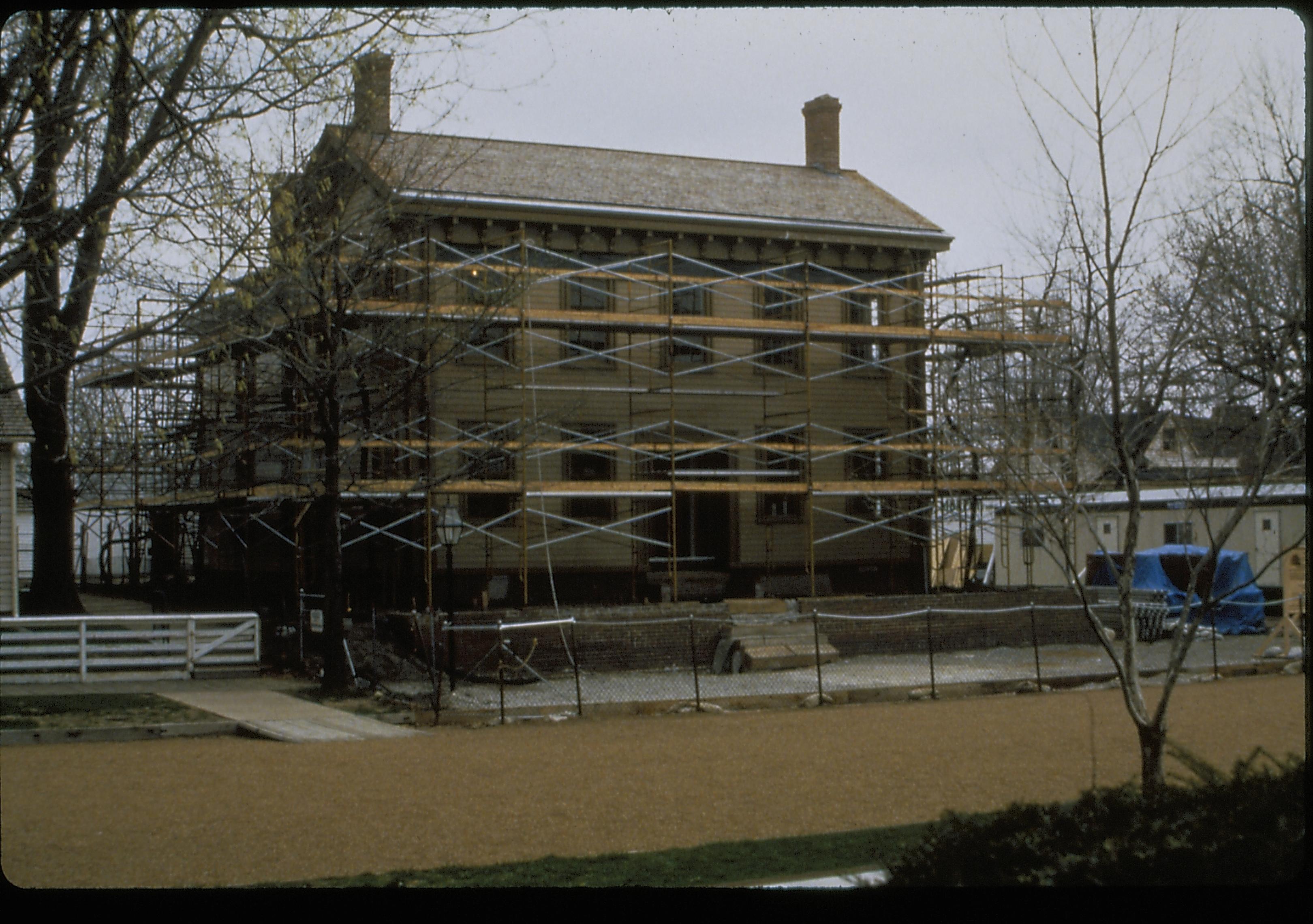 NA slide sleeve (Slide Show - LIHO Restoration - Tray #2), 29B Lincoln, Home, Restoration, scaffolding