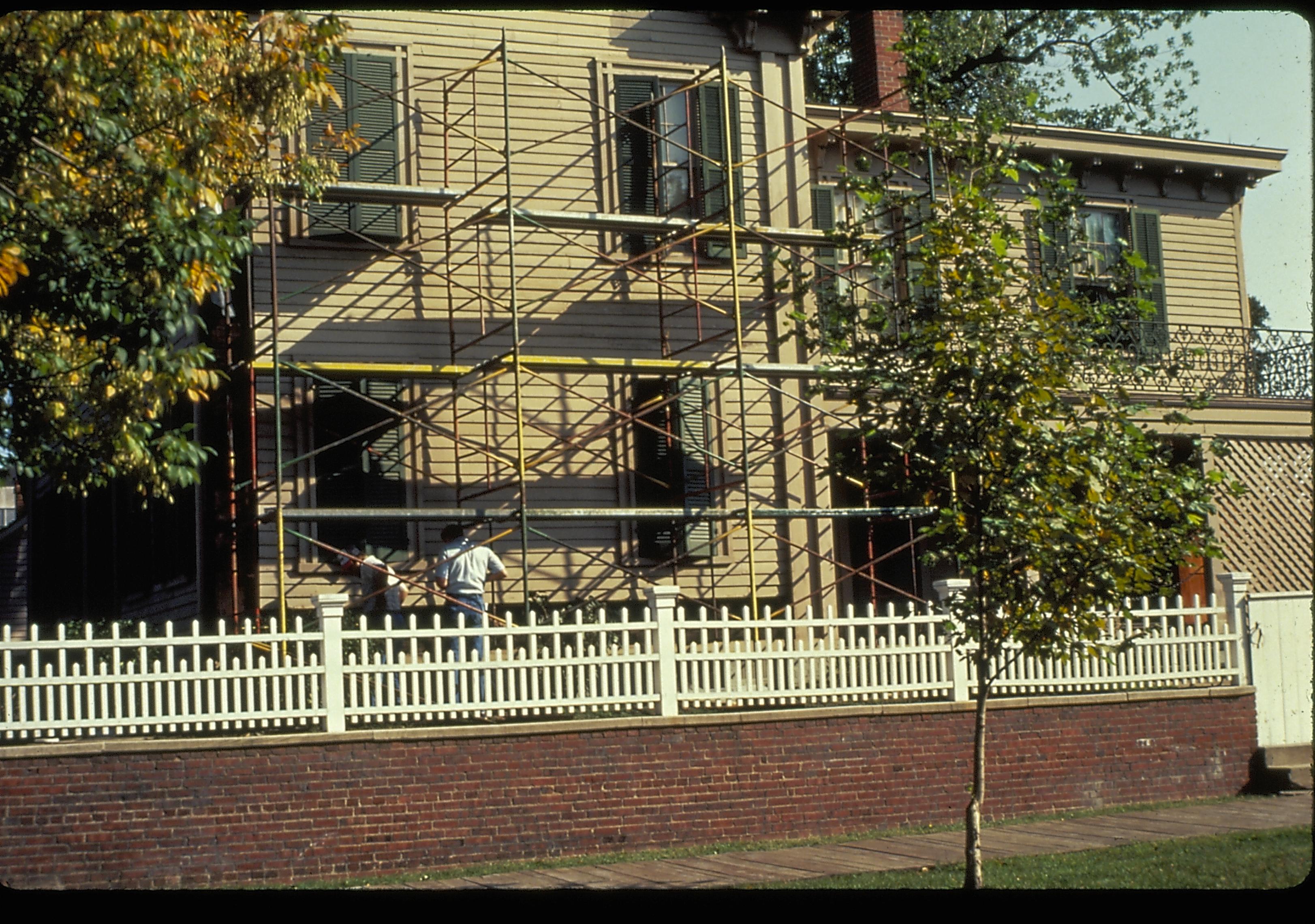 NA slide sleeve (No. 4 Restoration) Lincoln, Home, Restoration, scaffolding