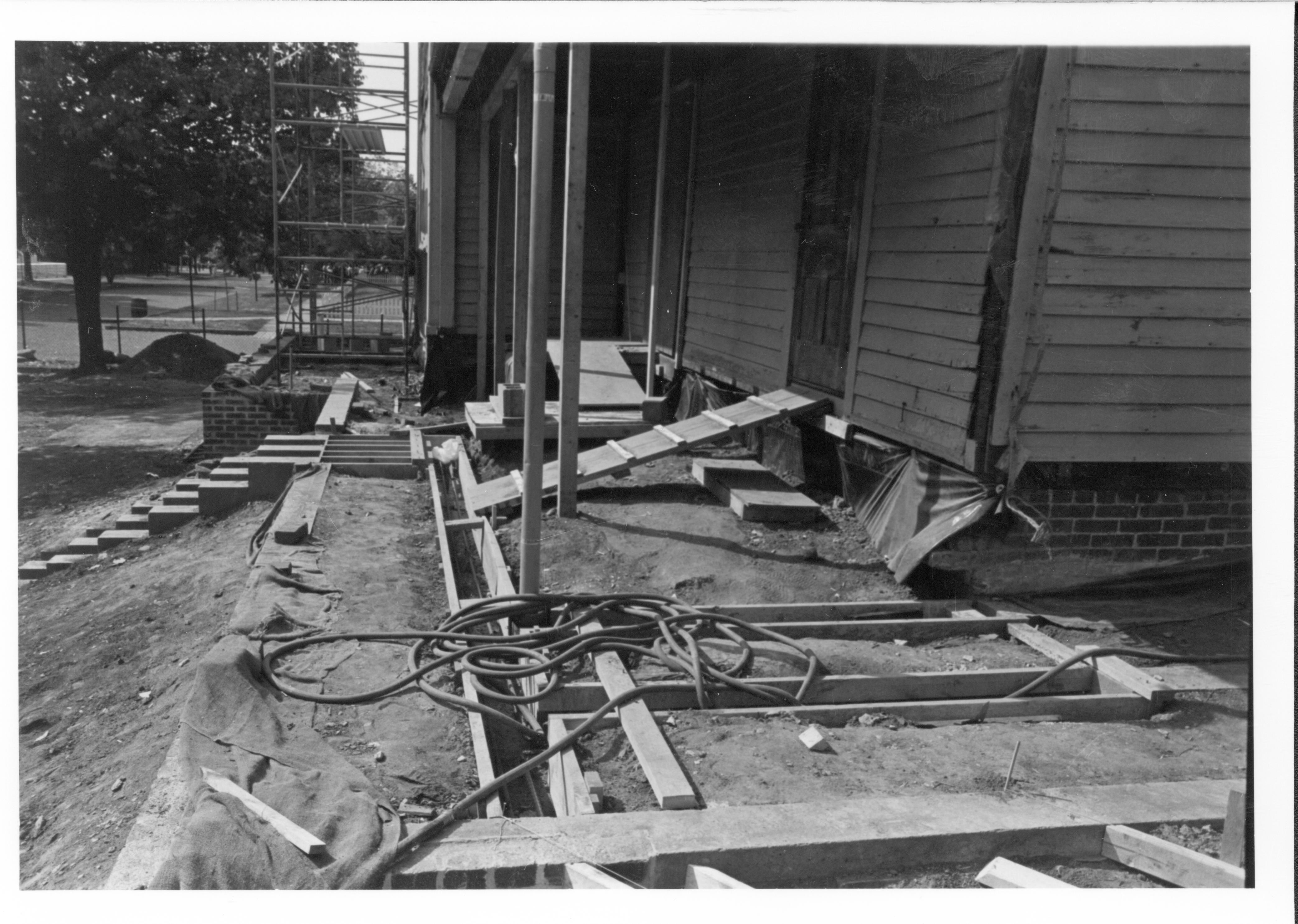 South Porch Home Restoration; 15-13 Lincoln, Home, Restoration, South Porch, Exterior