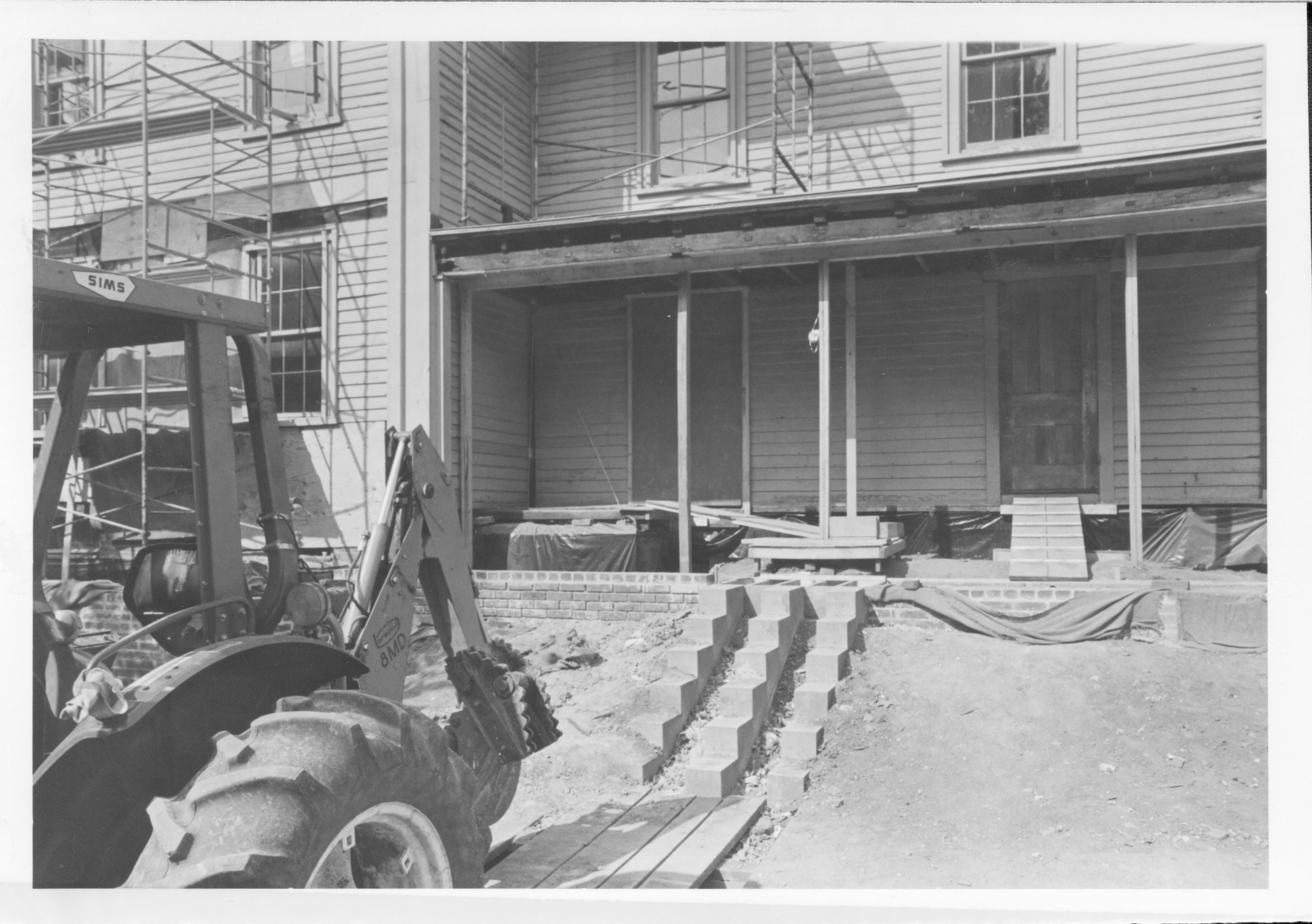 South Porch Home Restoration; 15-11 Lincoln, Home, Restoration, South Porch, Exterior