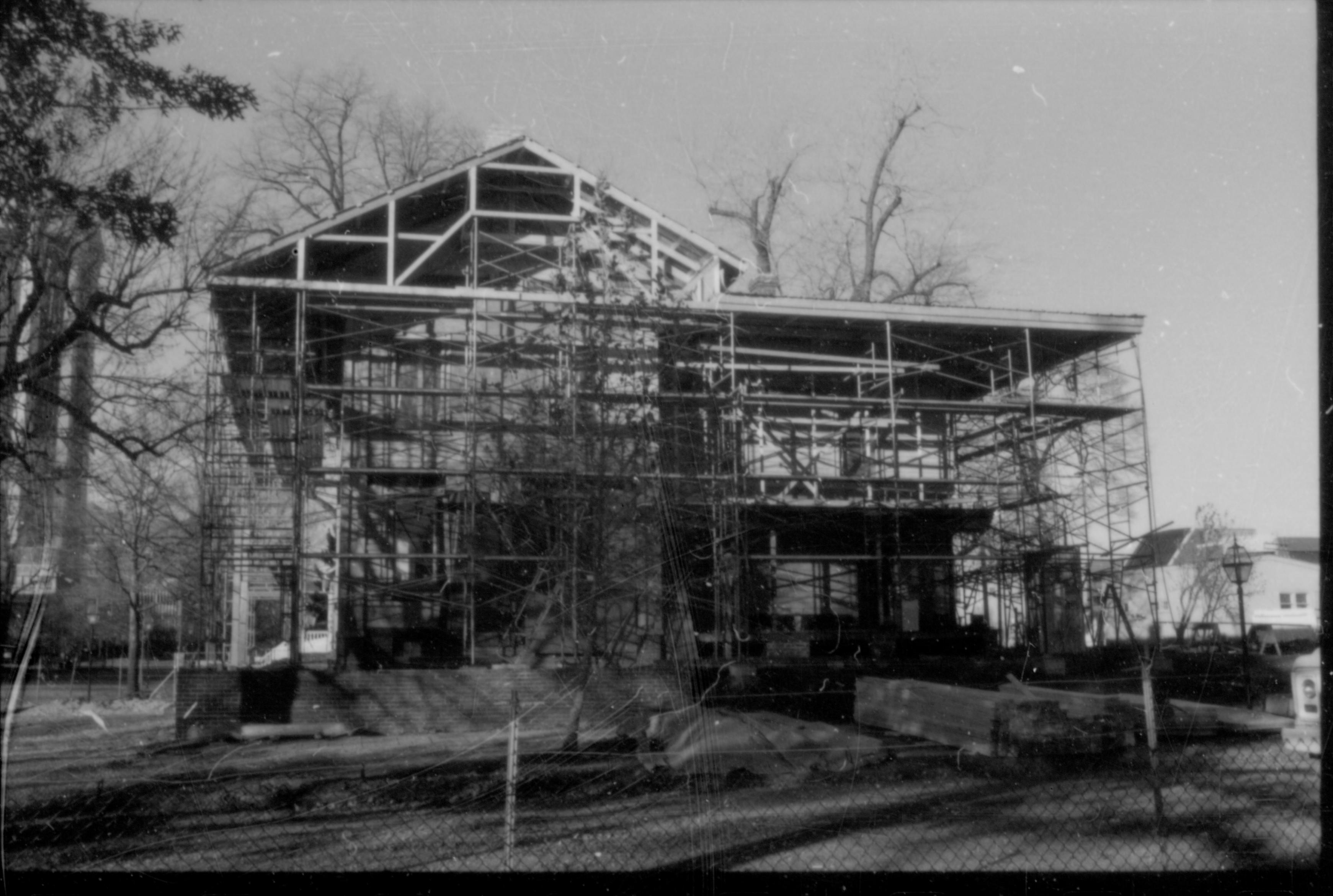 NA Lincoln, Home, Restoration, Exterior, Scaffolding