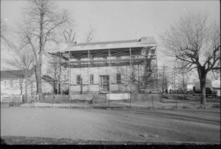 NA Lincoln, Home, Restoration, Exterior, Scaffolding