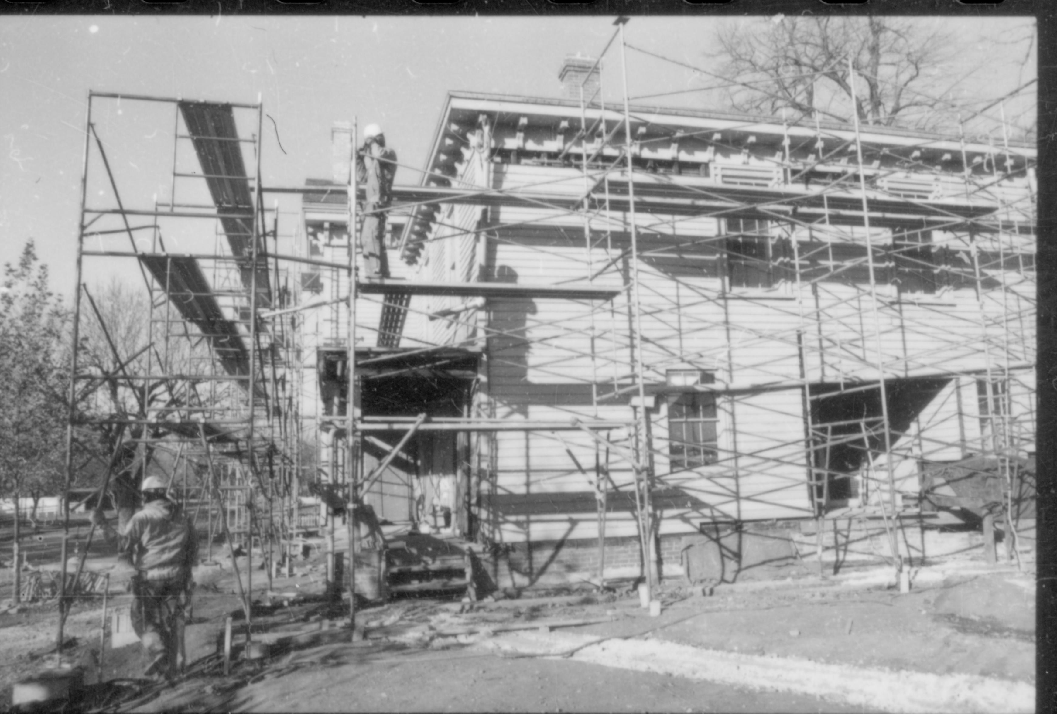 NA Lincoln, Home, Restoration, Scaffolding