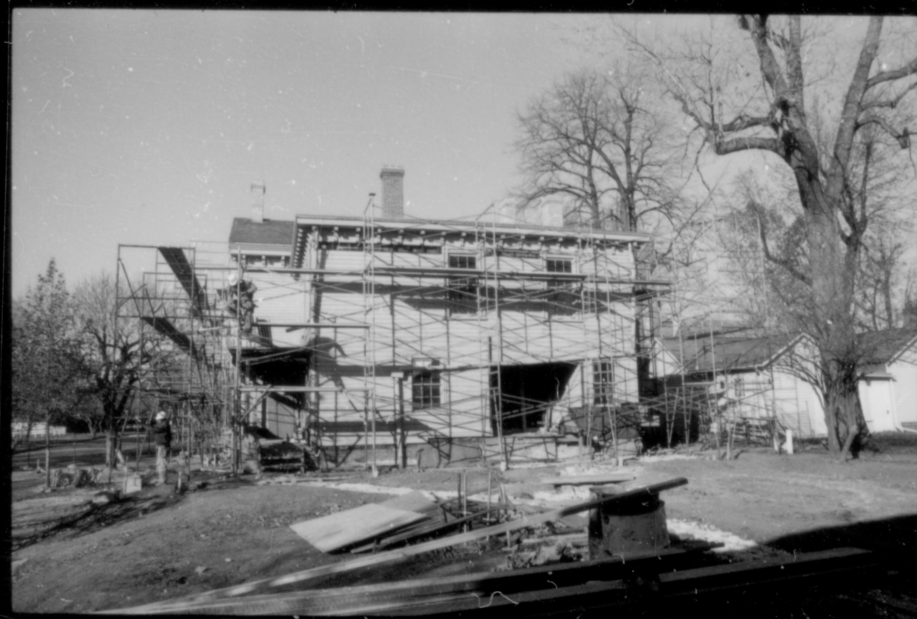 NA Lincoln, Home, Restoration, Scaffolding