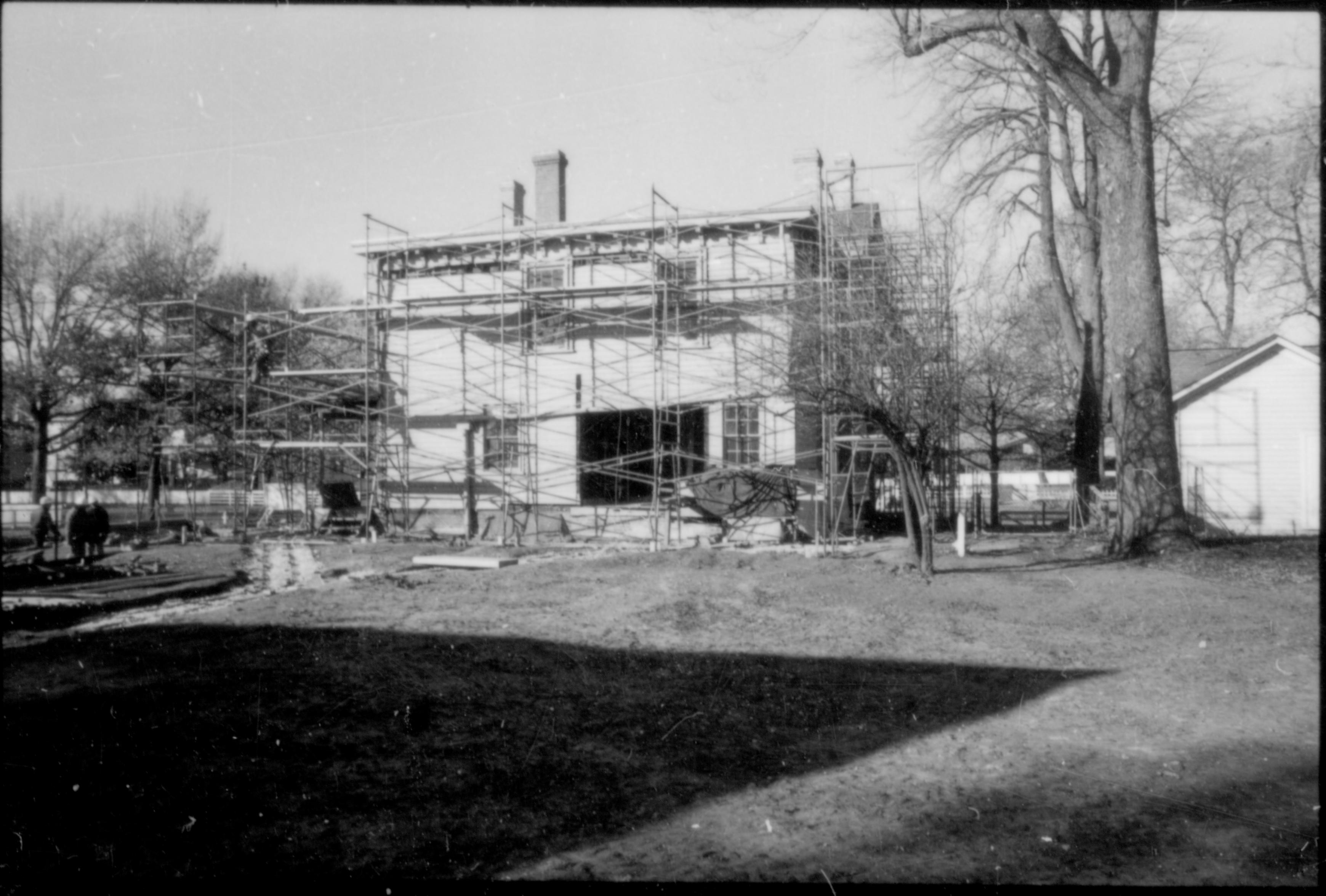 NA Lincoln, Home, Restoration, Scaffolding