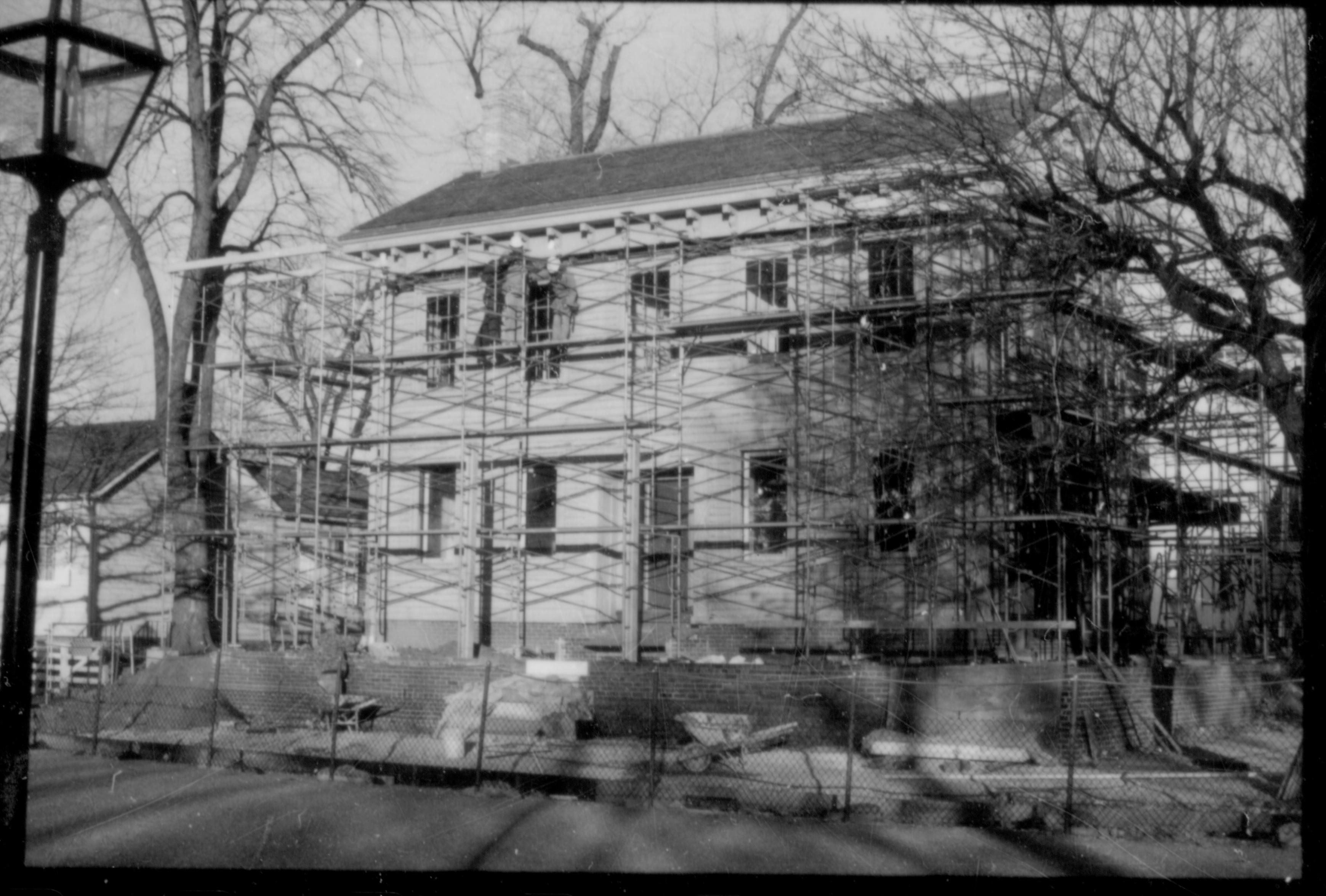 NA Lincoln, Home, Restoration, Scaffolding