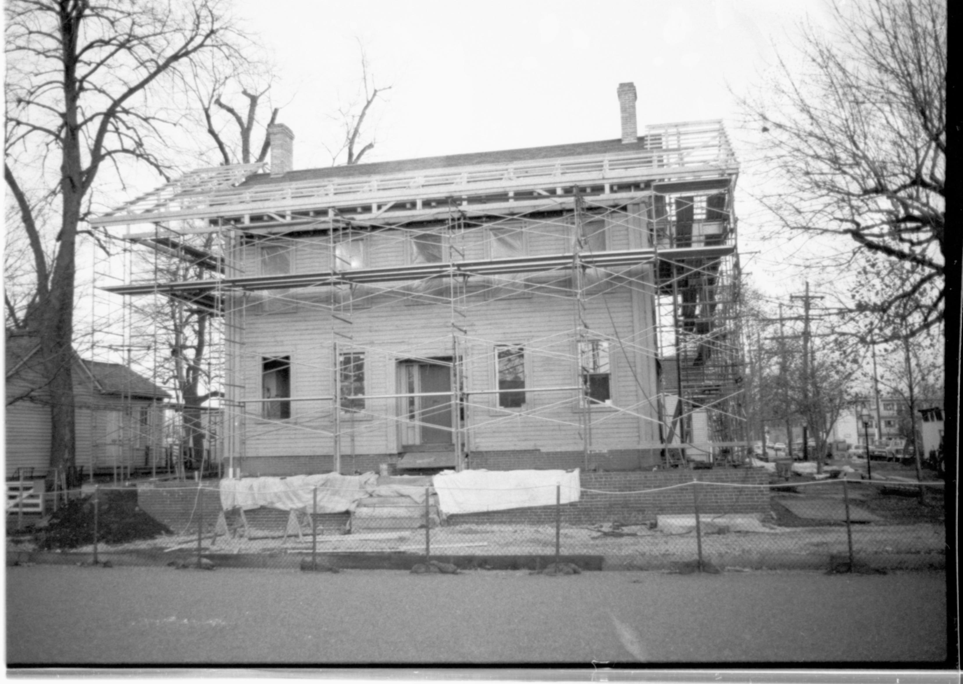 NA Lincoln, Home, Restoration, Scaffolding