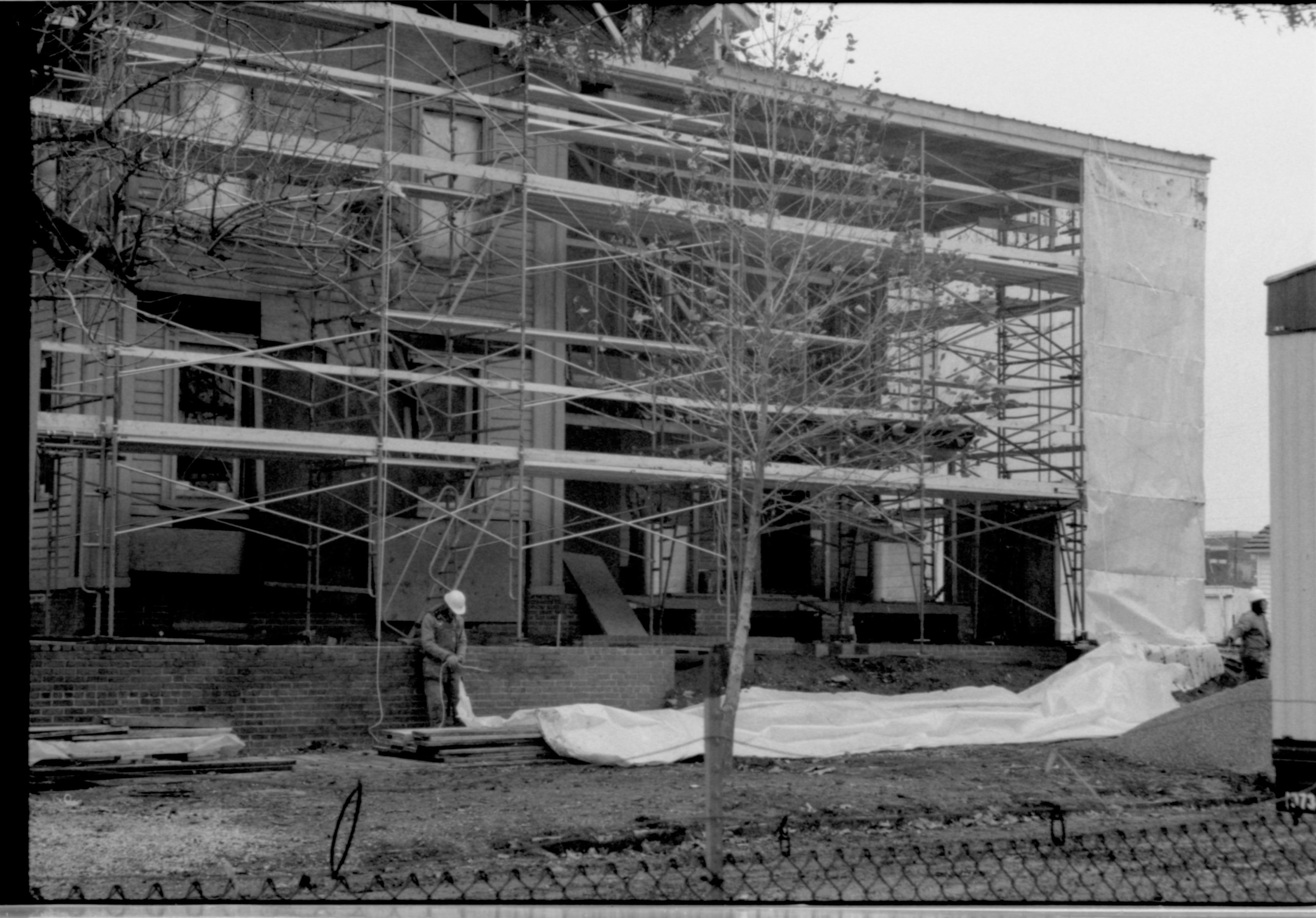 NA Lincoln, Home, Restoration, Scaffolding