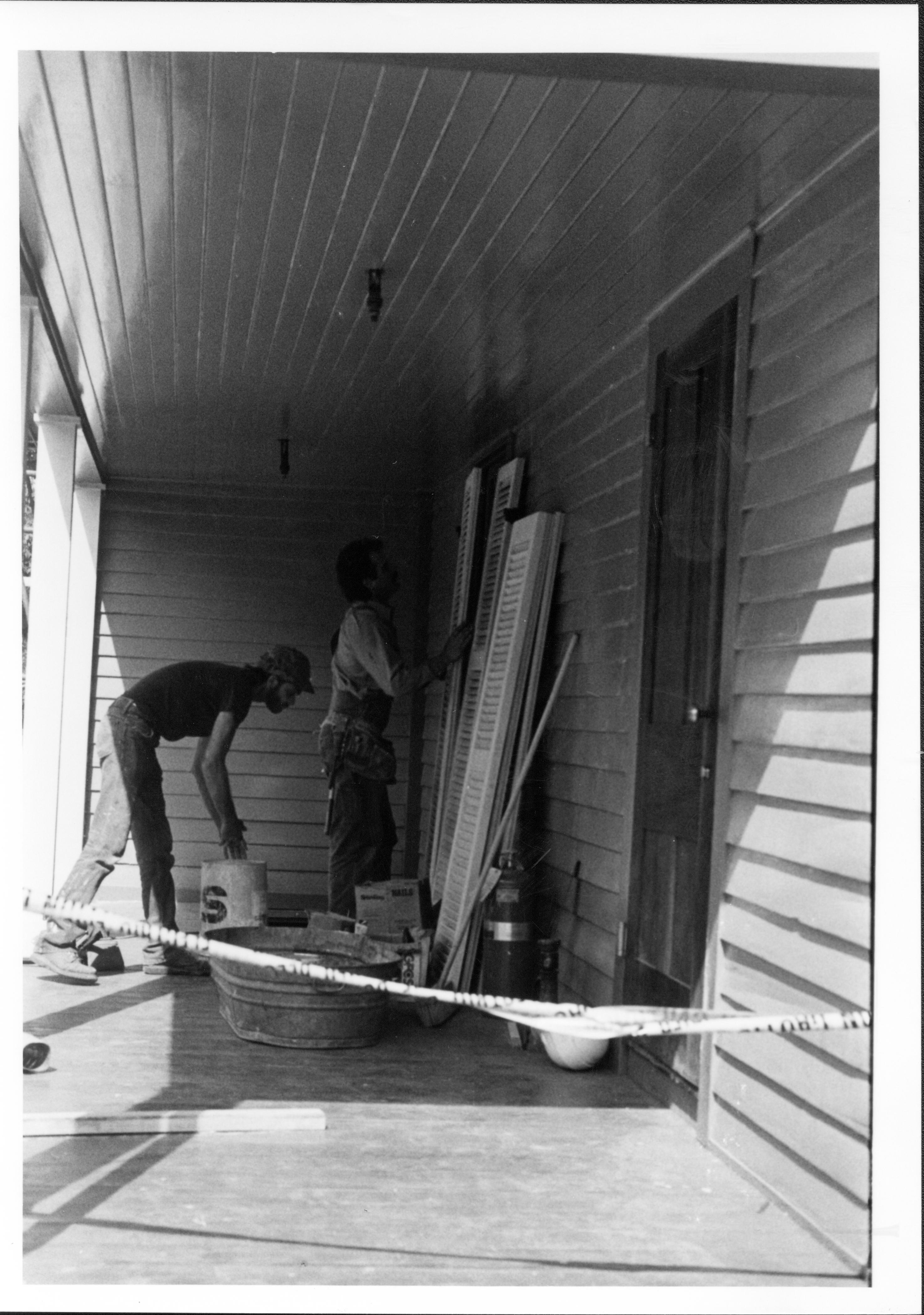 South Porch 34-7 Lincoln, Home, Restoration, Front, Steps, Stairs