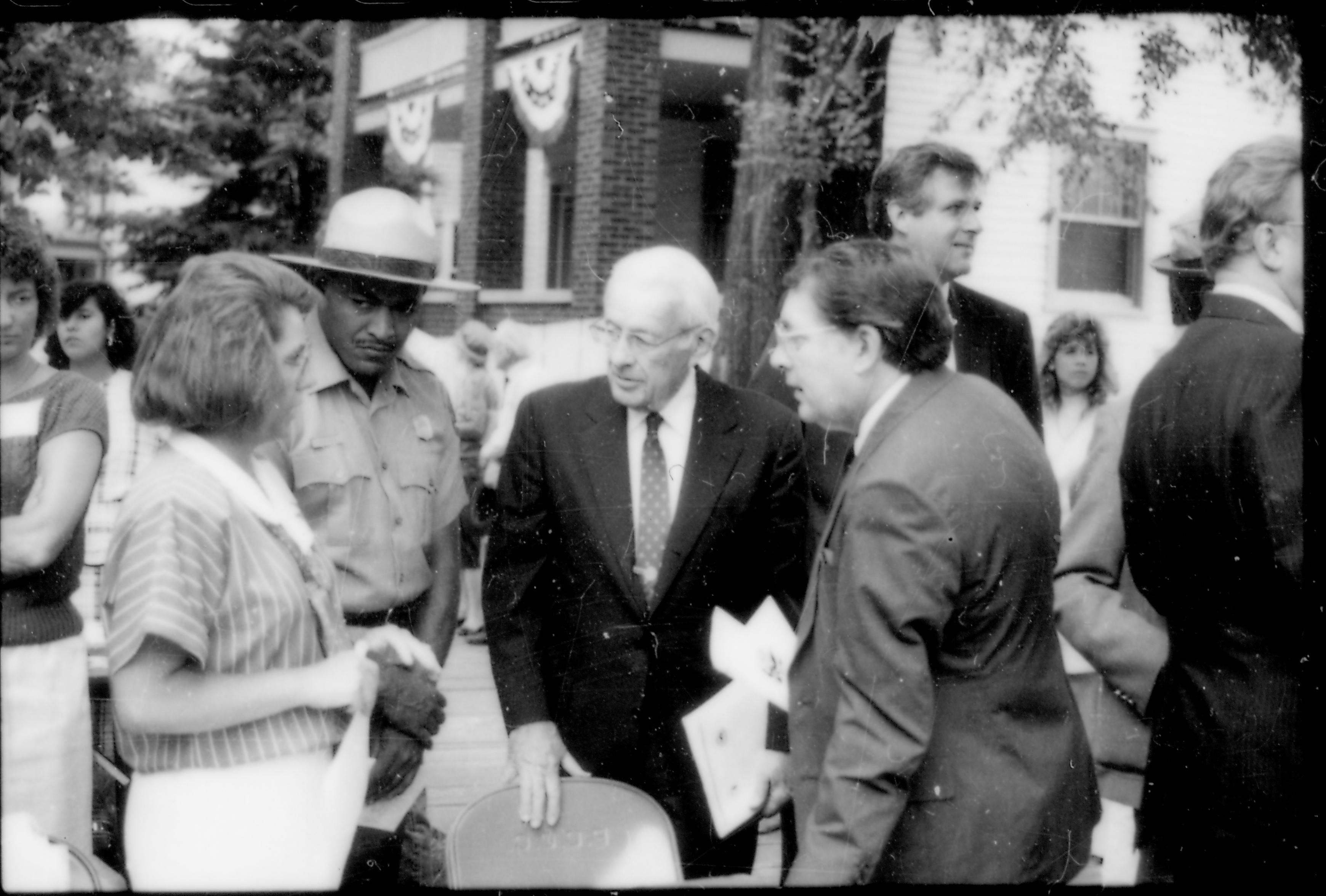 NA Reopening - Naturalize Program, File #50 Lincoln, Home, Restoration, Rededication