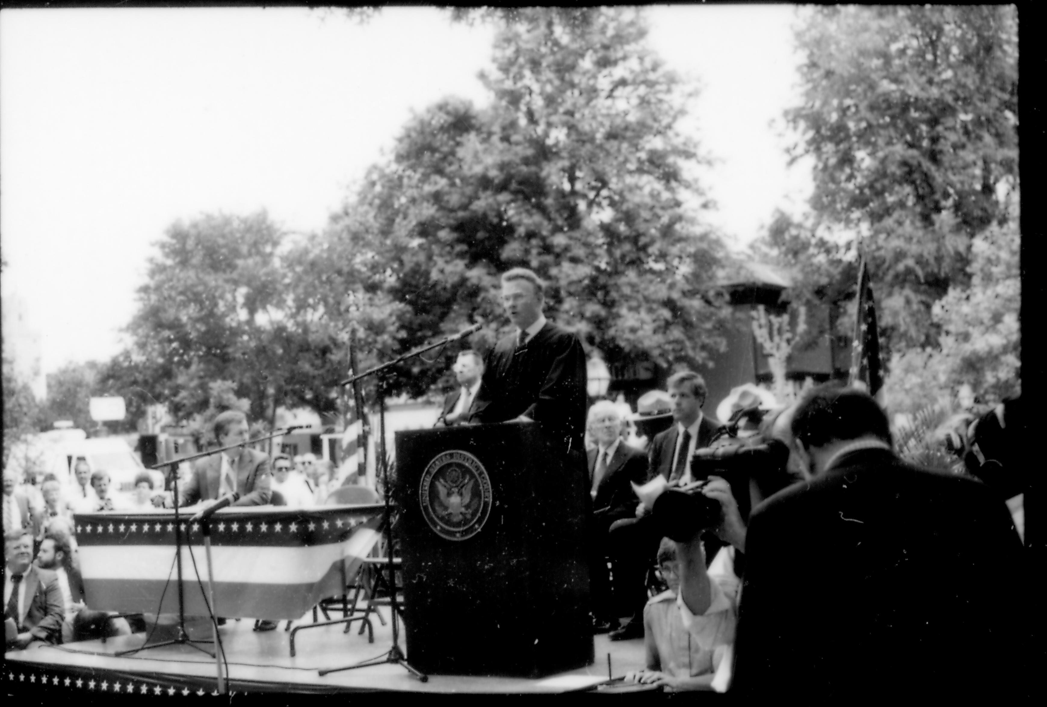 NA Reopening - Naturalize Program, File #50 Lincoln, Home, Restoration, Rededication