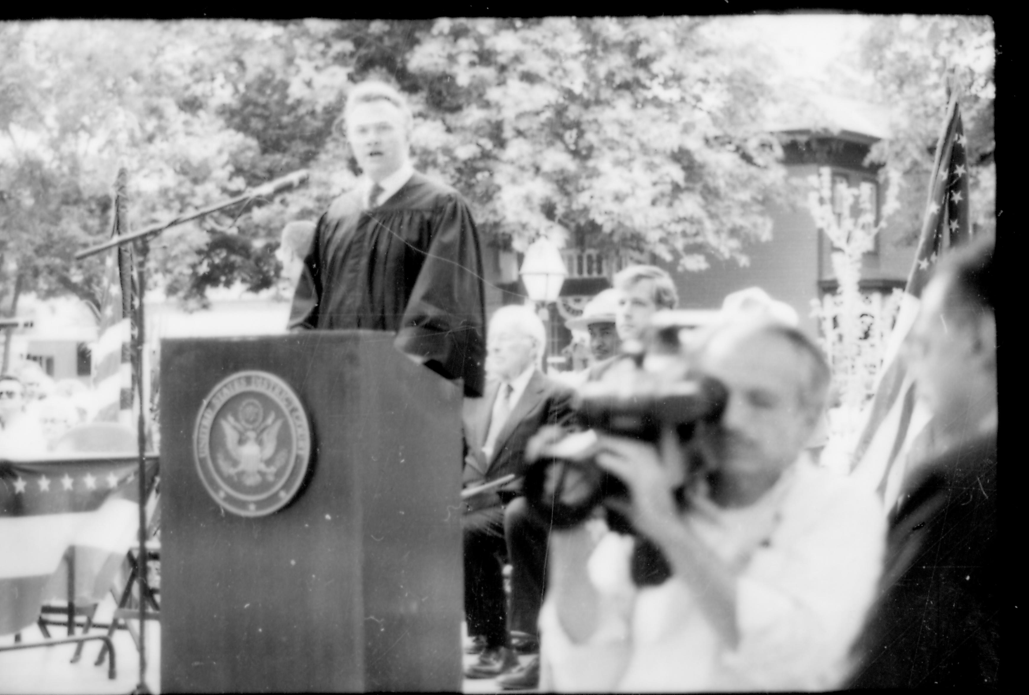 NA Reopening - Naturalize Program, File #50 Lincoln, Home, Restoration, Rededication