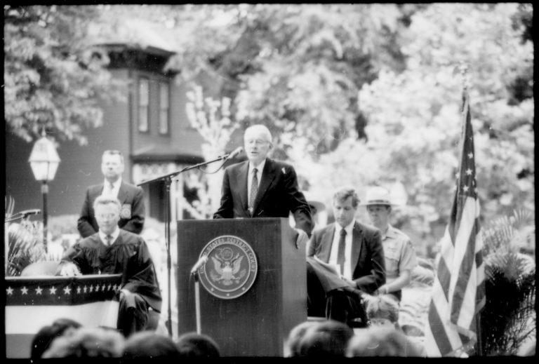 NA Reopening - Naturalize Program, File #50 Lincoln, Home, Restoration, Rededication