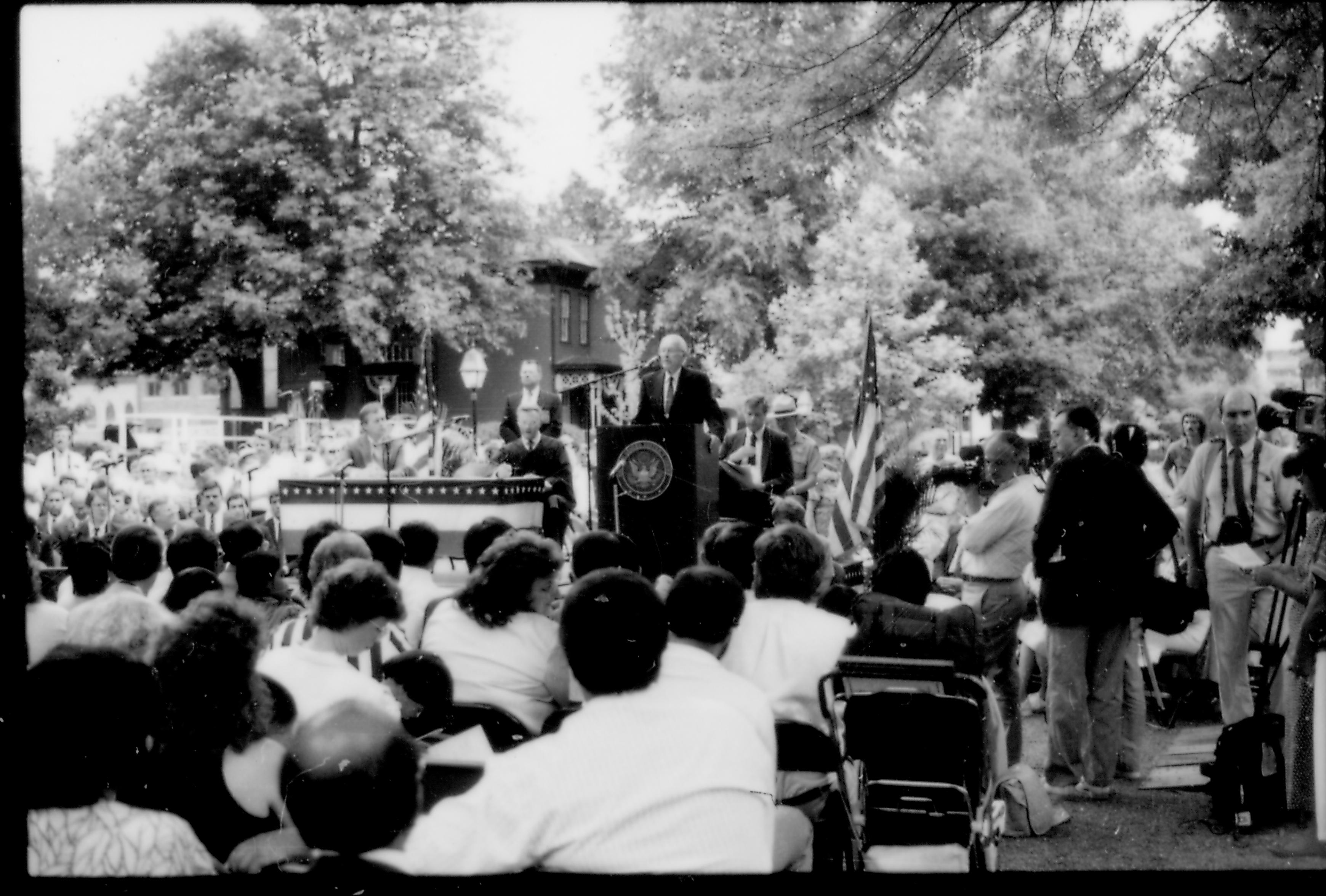 NA Reopening - Naturalize Program, File #50 Lincoln, Home, Restoration, Rededication
