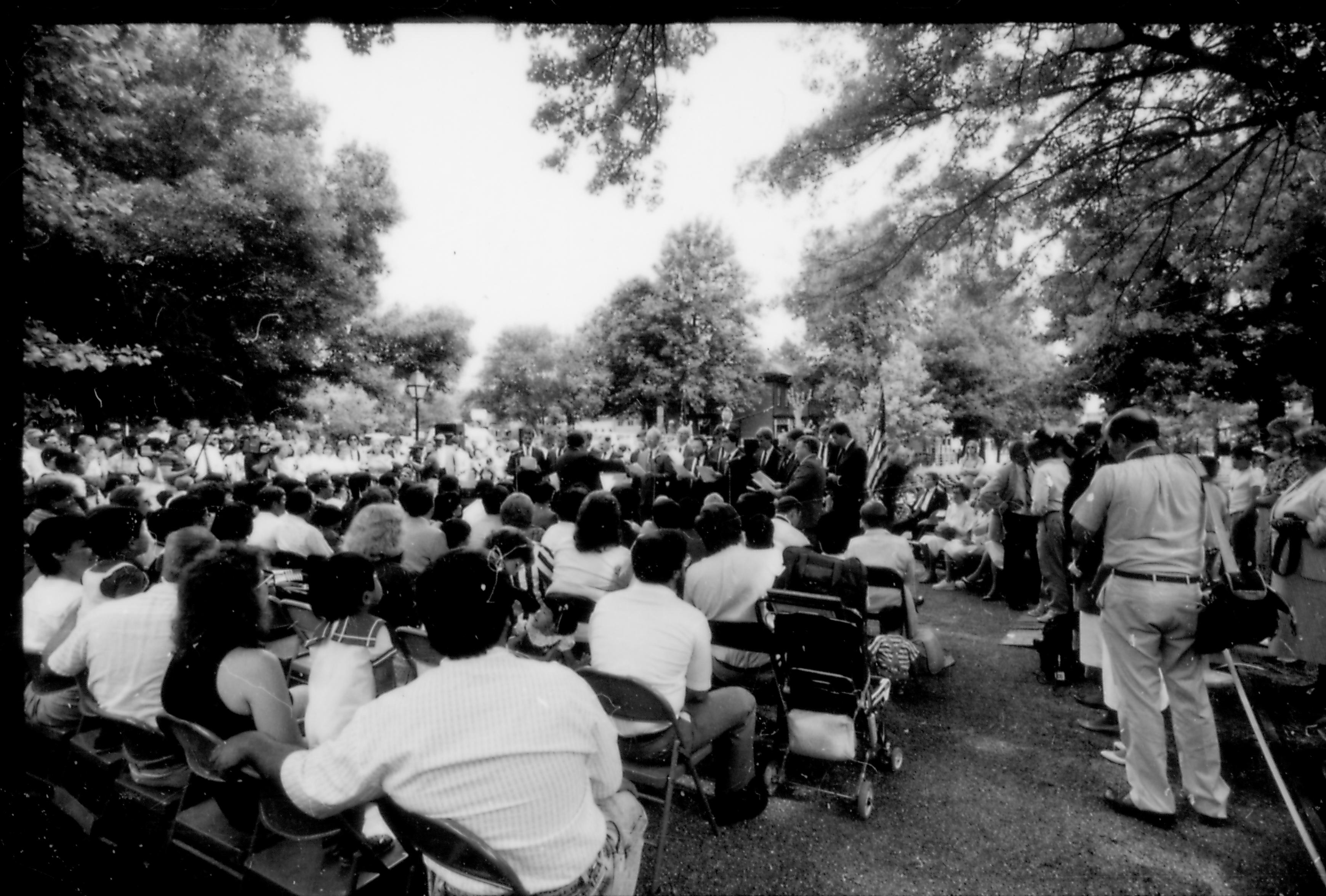 NA Reopening - Naturalize Program, File #50 Lincoln, Home, Restoration, Rededication