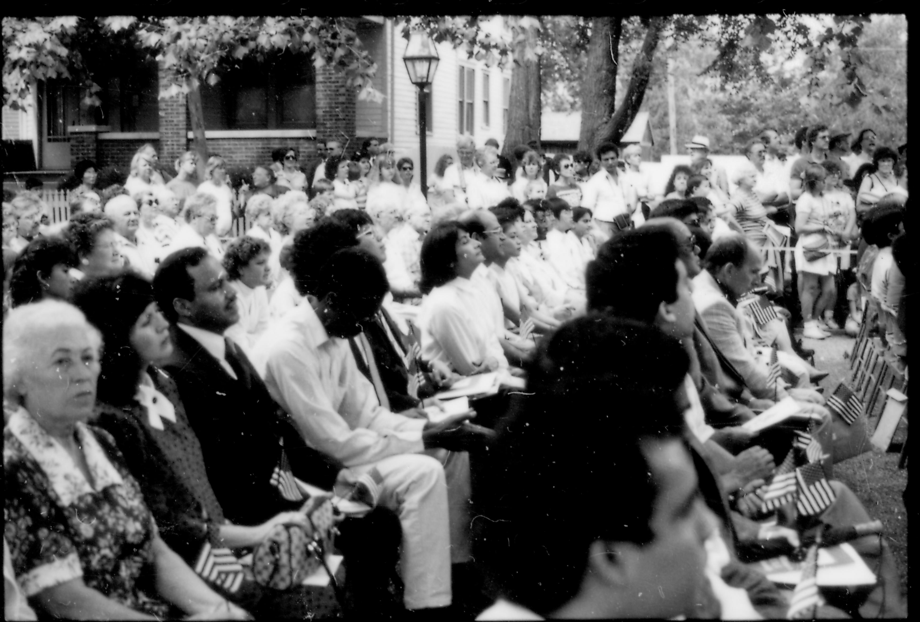 NA Reopening - Naturalize Program, File #50 Lincoln, Home, Restoration, Rededication