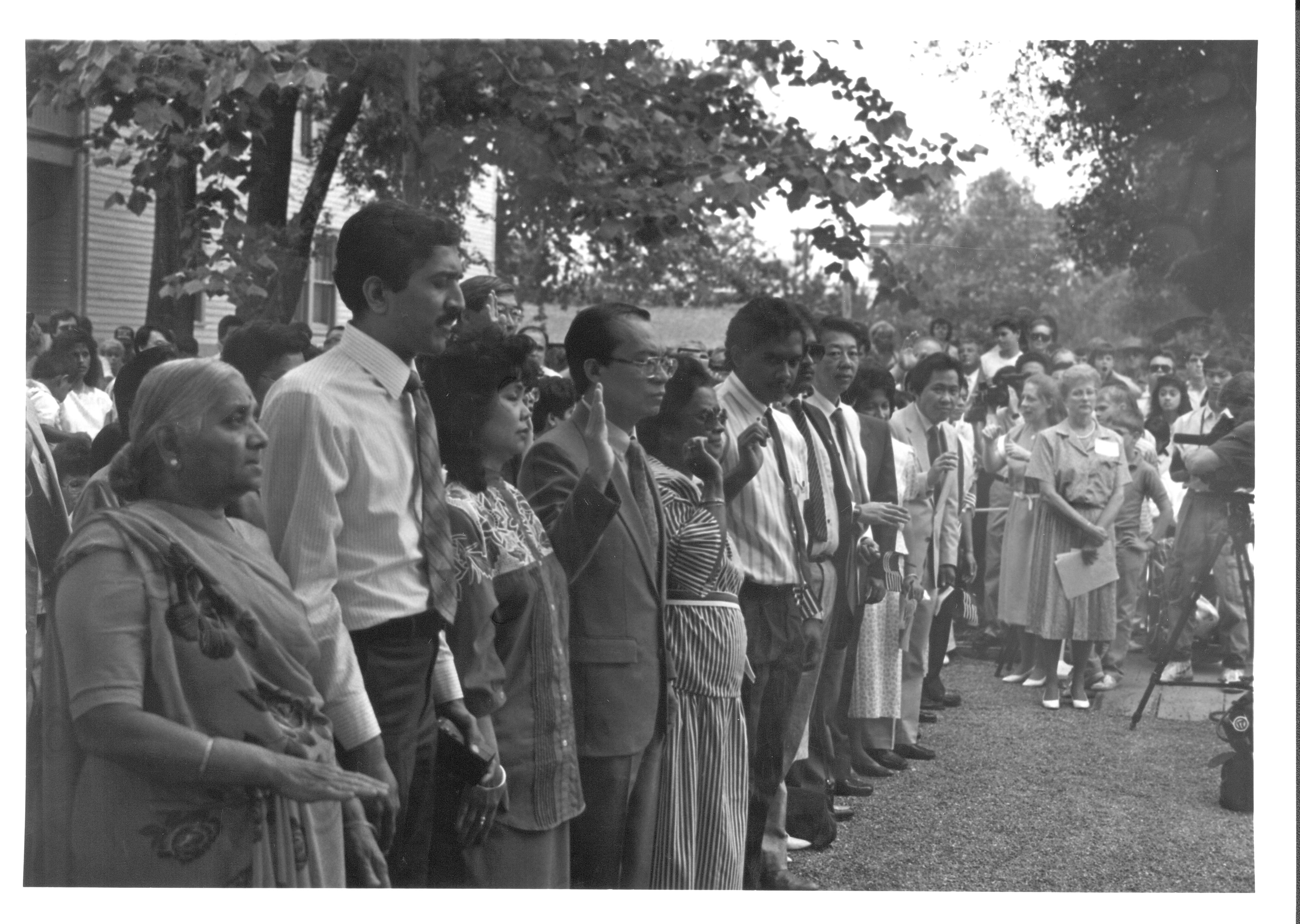 Naturalization Program 52-1 Lincoln, Home, Restoration, Rededication