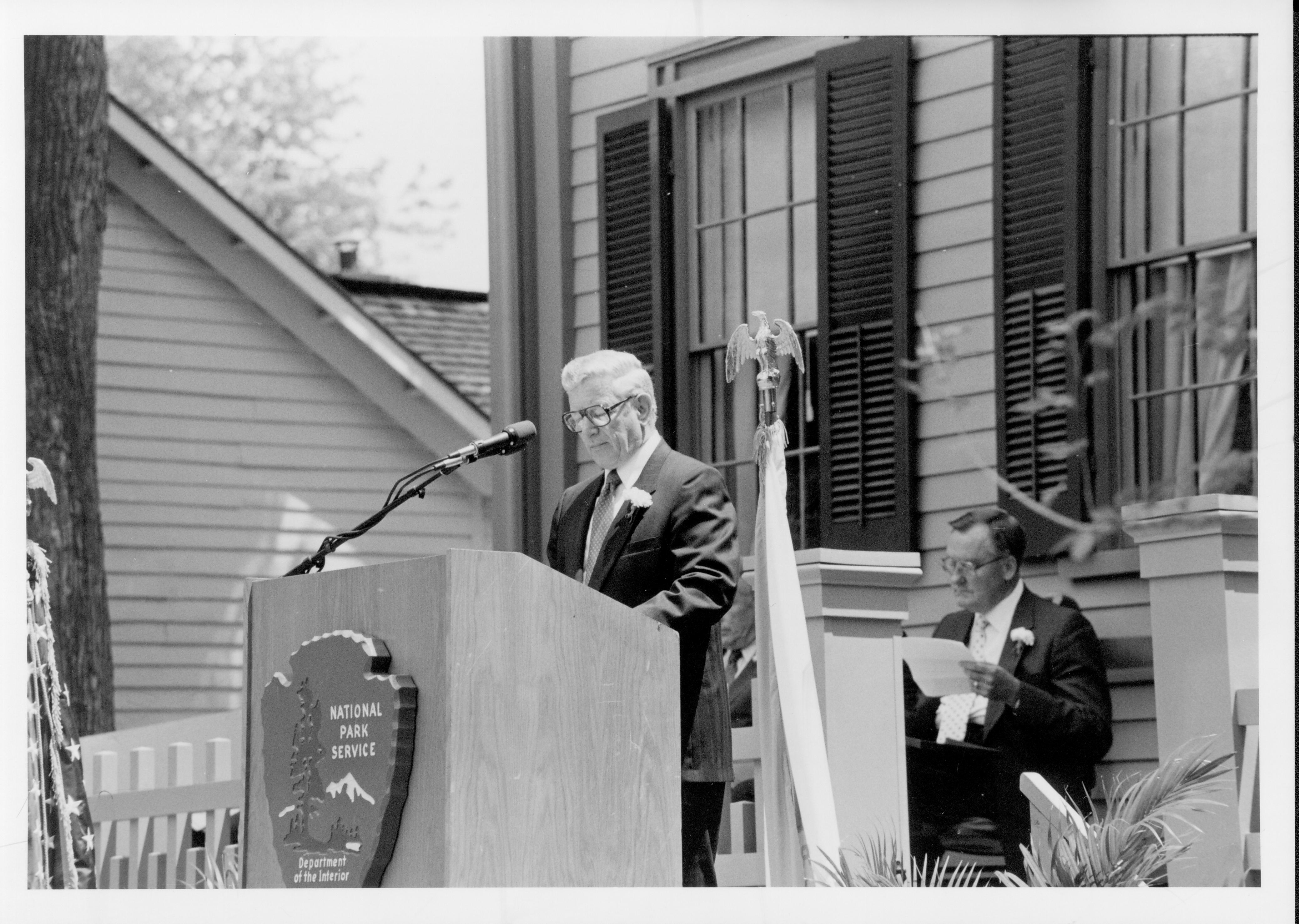 Reopening Program - Mayor Ossie Langfelder 52-25 Lincoln, Home, Restoration, Rededication