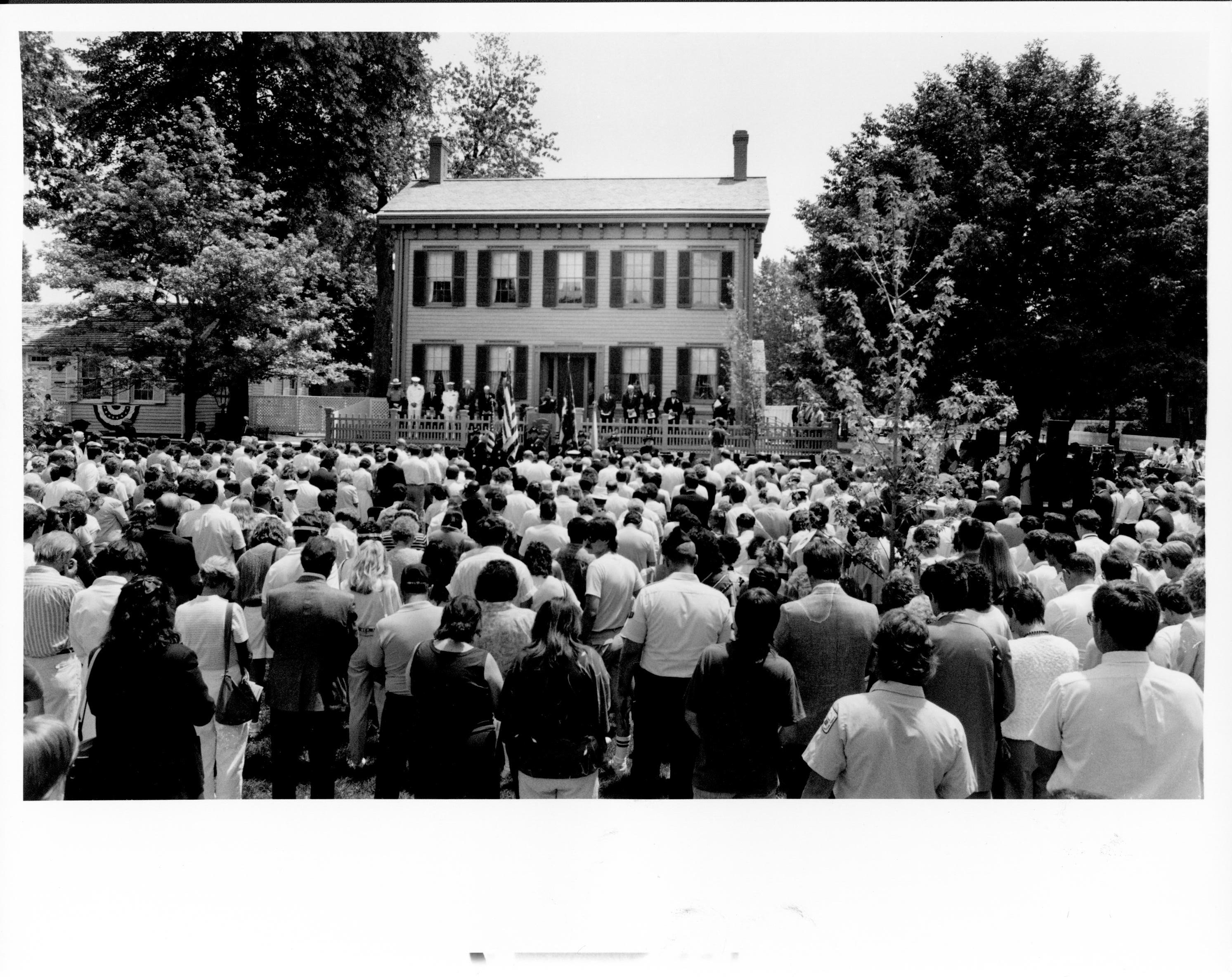 Lincoln Home Restoration Lincoln, Home, Restoration, Rededication