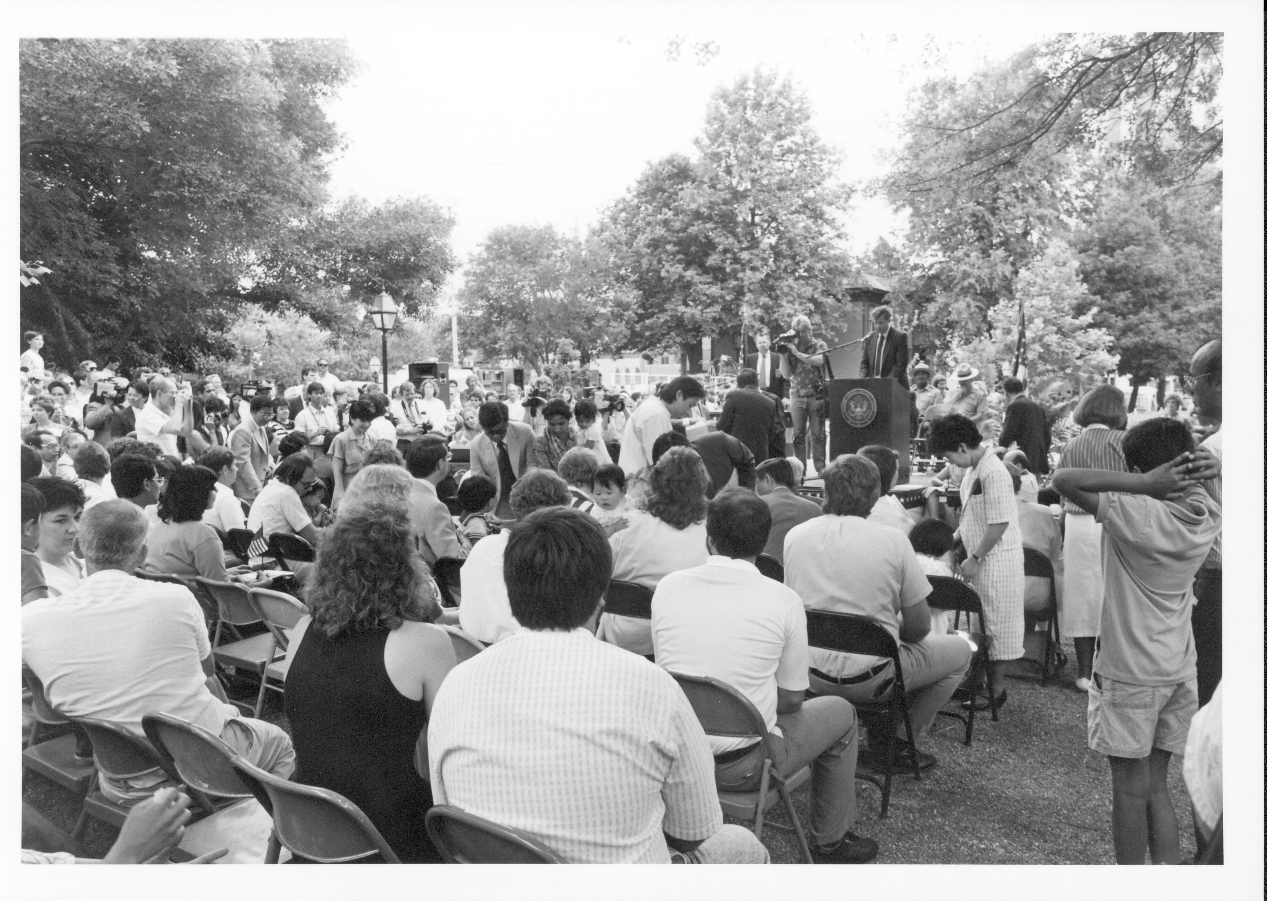Naturalization Program 52-2 Lincoln, Home, Restoration, Rededication