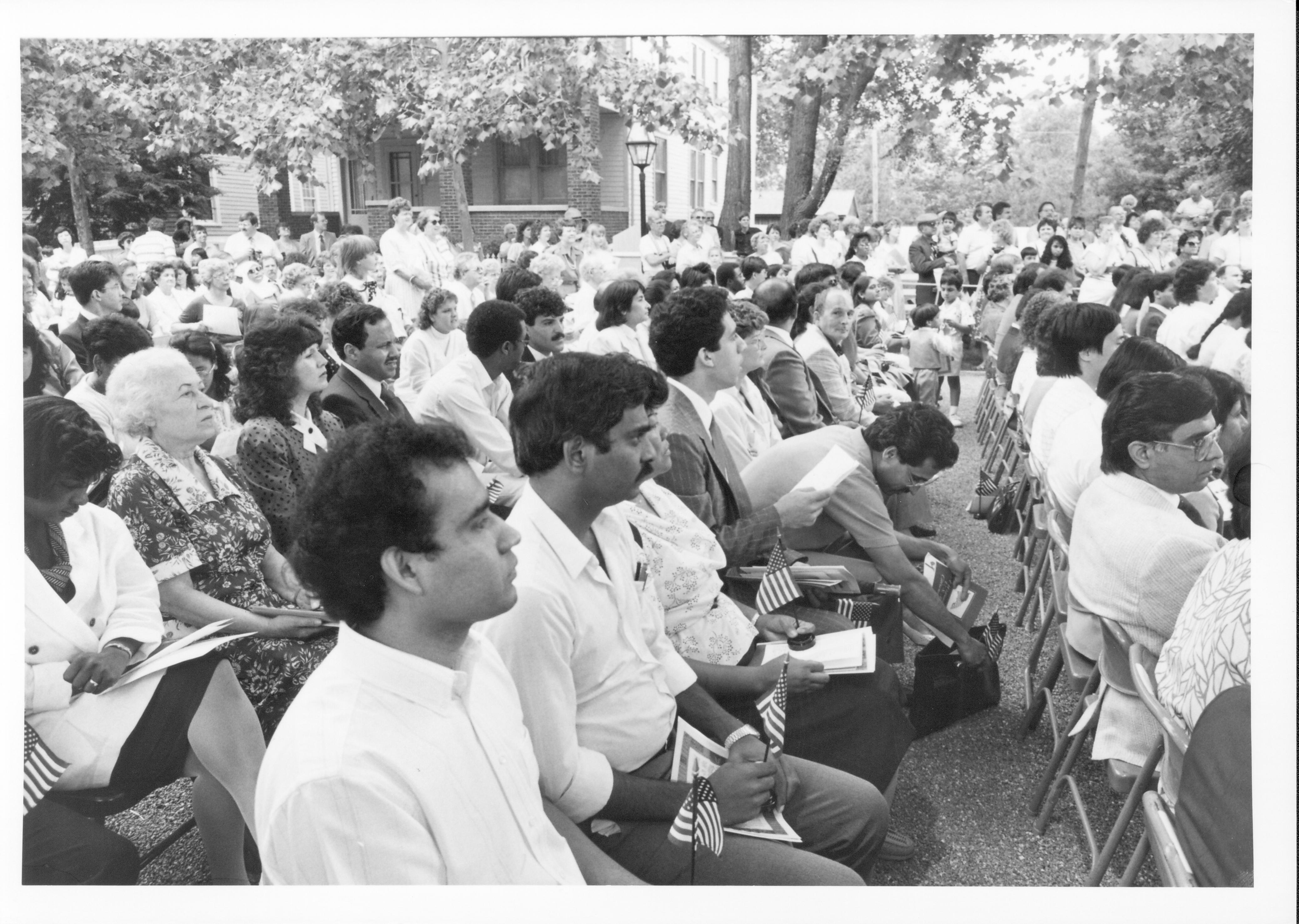 Naturalization Program 52-3 Lincoln, Home, Restoration, Rededication