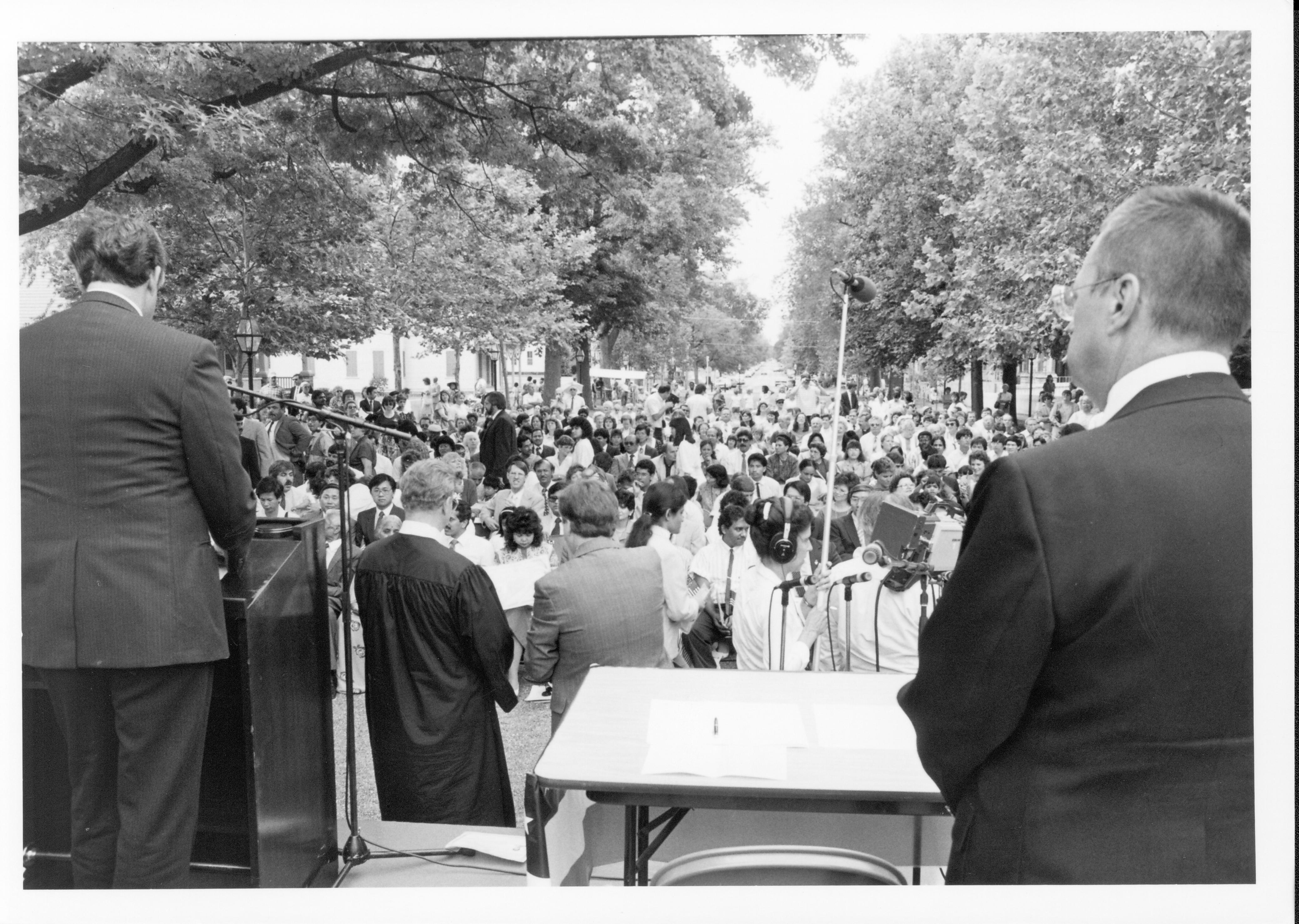 Naturalization Program 52-4 Lincoln, Home, Restoration, Rededication