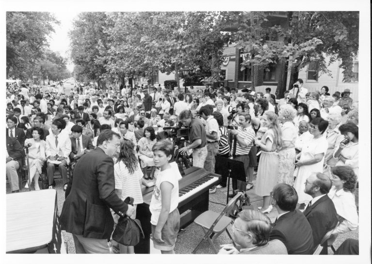 Naturalization Program 52-6 Lincoln, Home, Restoration, Rededication