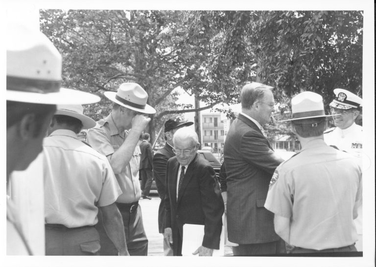 Gov. Thompson 52-12 Lincoln, Home, Restoration, Rededication