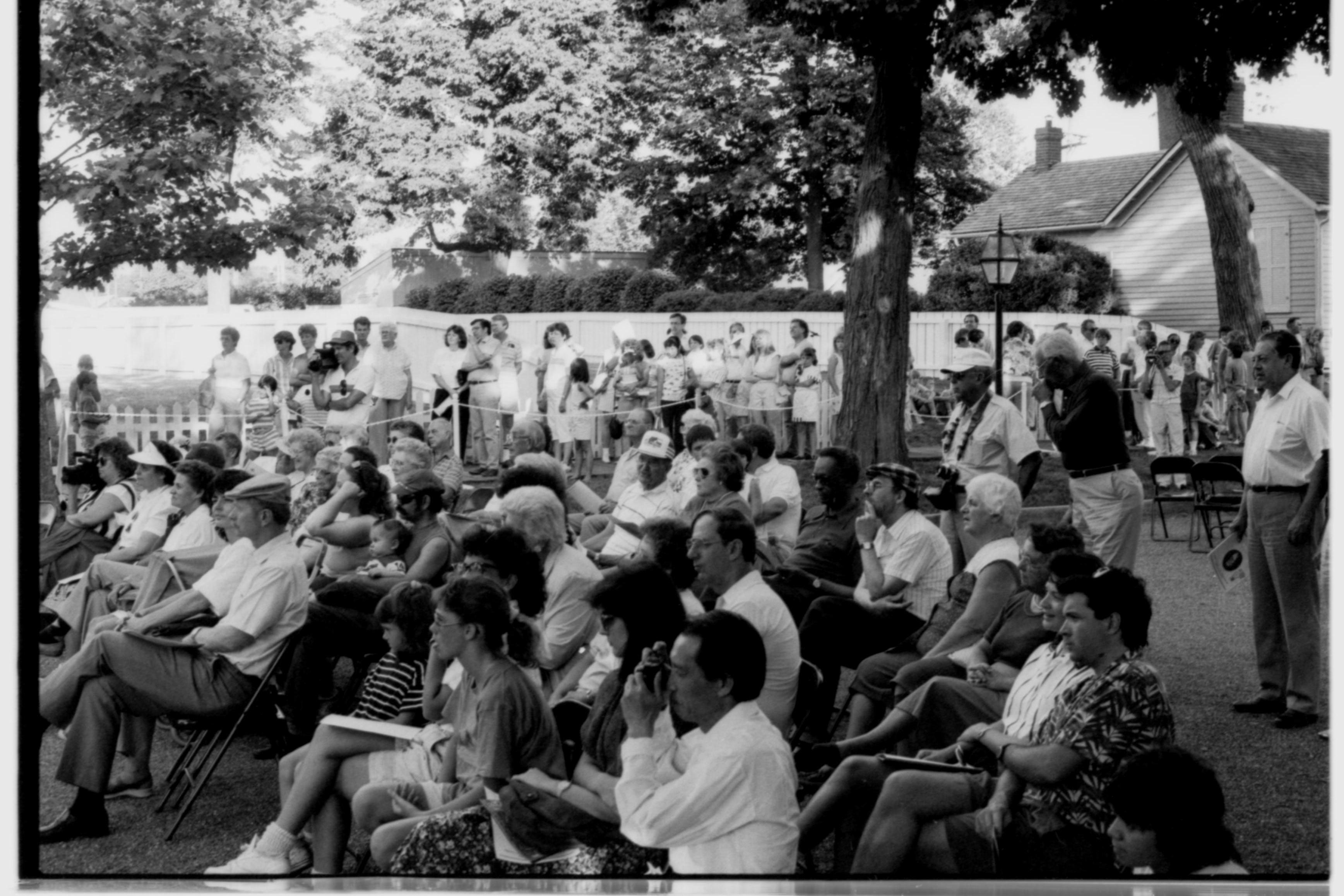 NA Reopening Afternoon; File #63 Lincoln, Home, Restoration, Rededication, Reopening