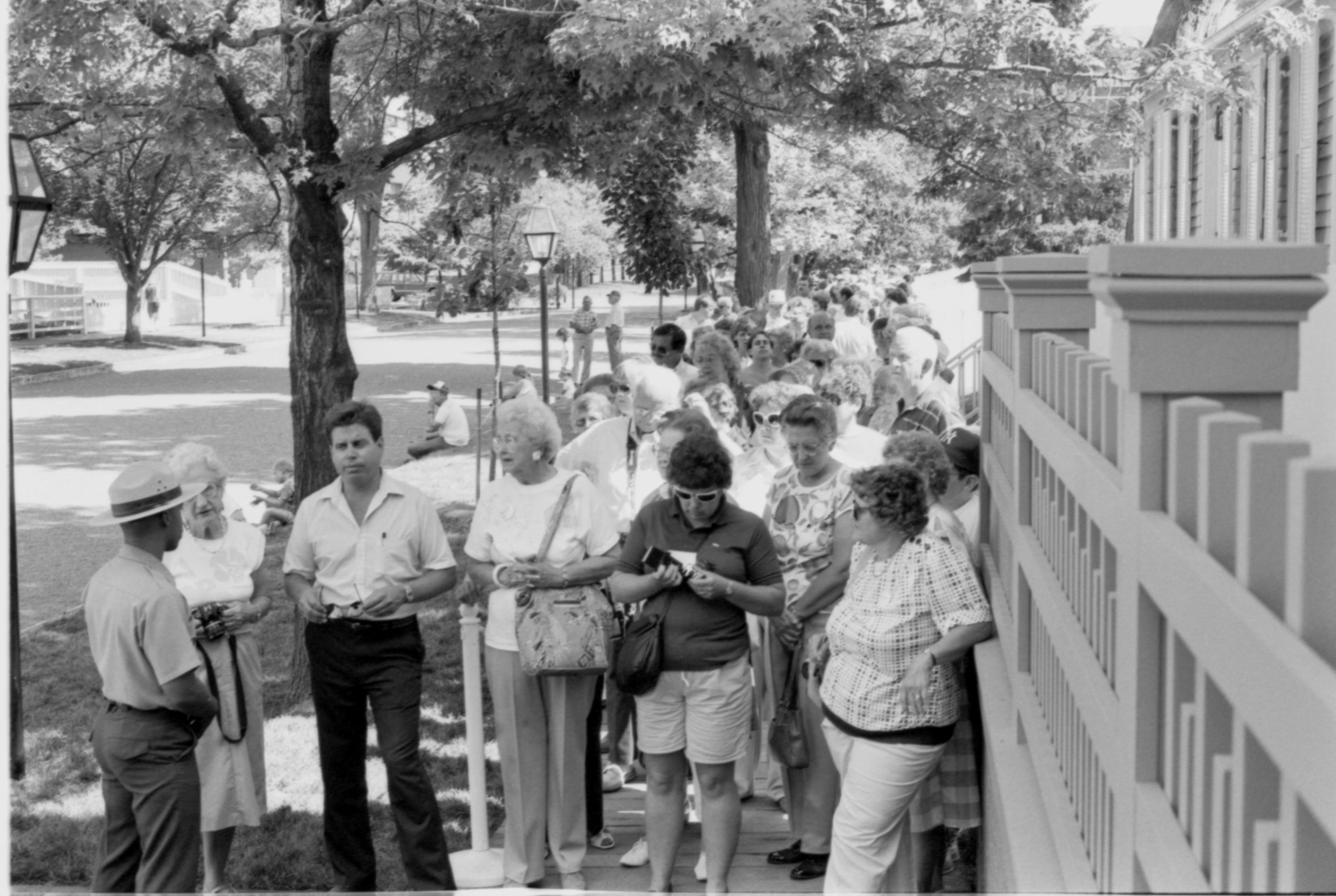 NA Tours of Lincoln Home EUE; File #66 Lincoln, Home, Restoration, Rededication, Reopening, Visitors