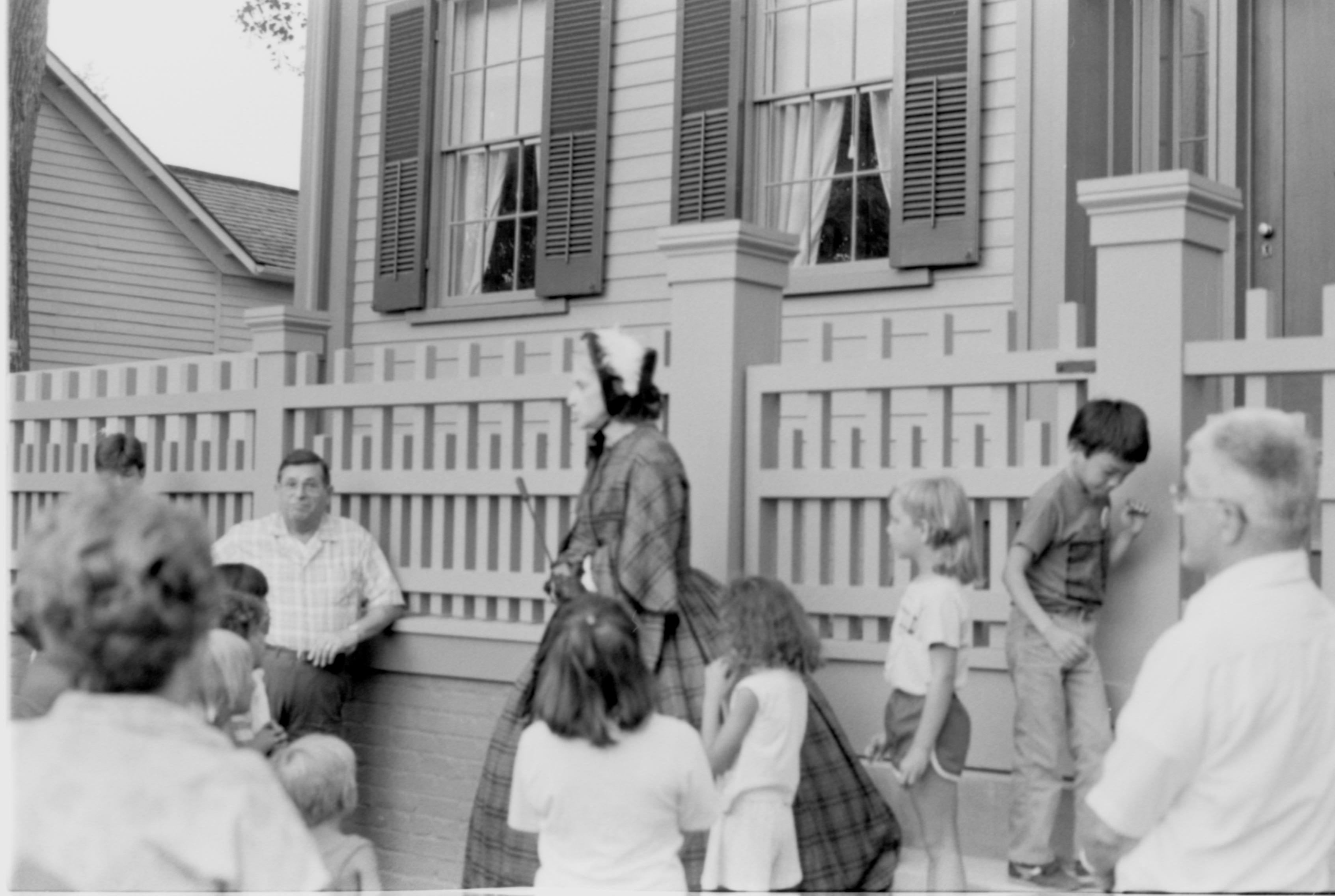 NA Tours of Lincoln Home EUE; File #66 Lincoln, Home, Restoration, Rededication, Reopening, Visitors