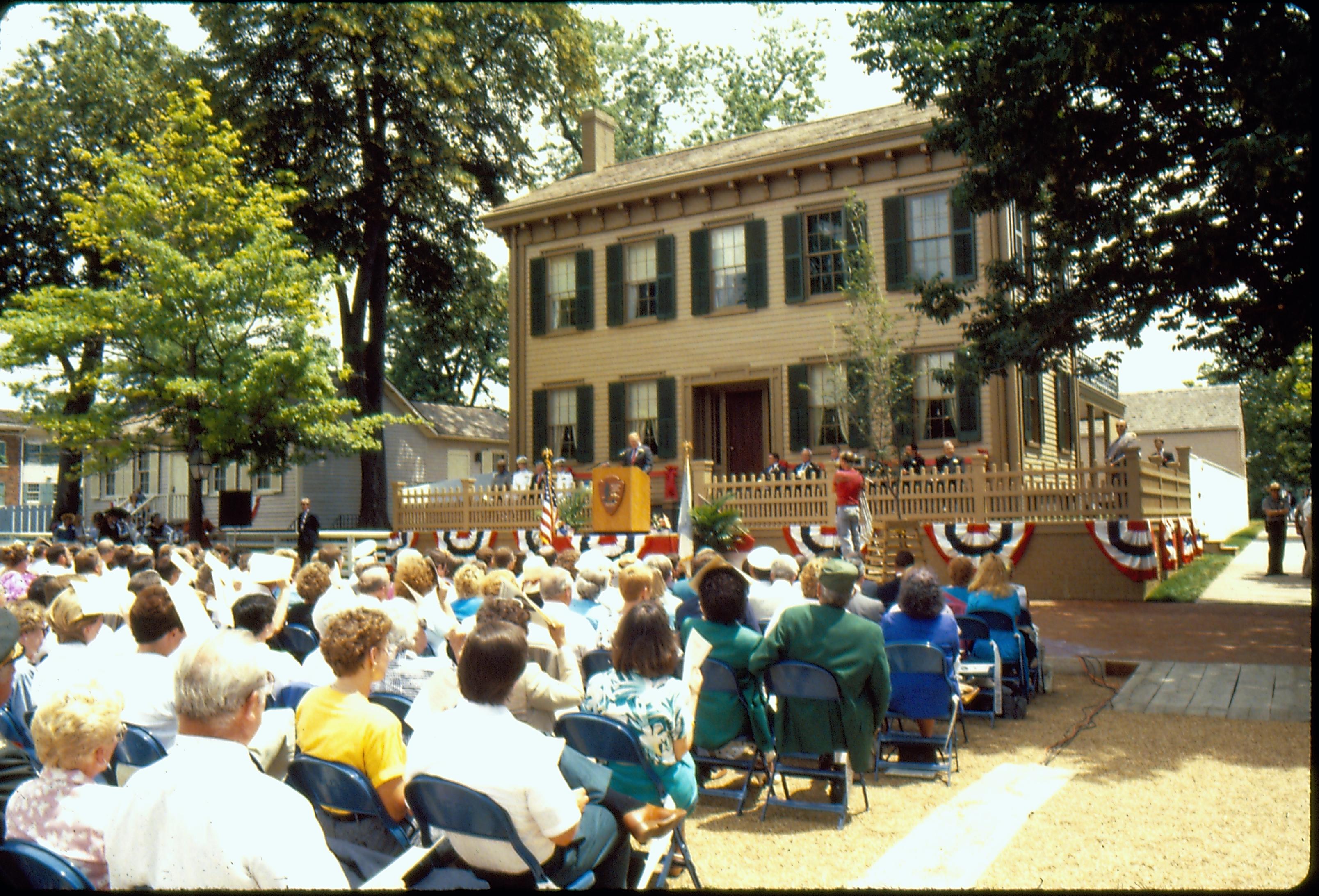 NA Lincoln, Home, Restoration, Rededication, Reopening