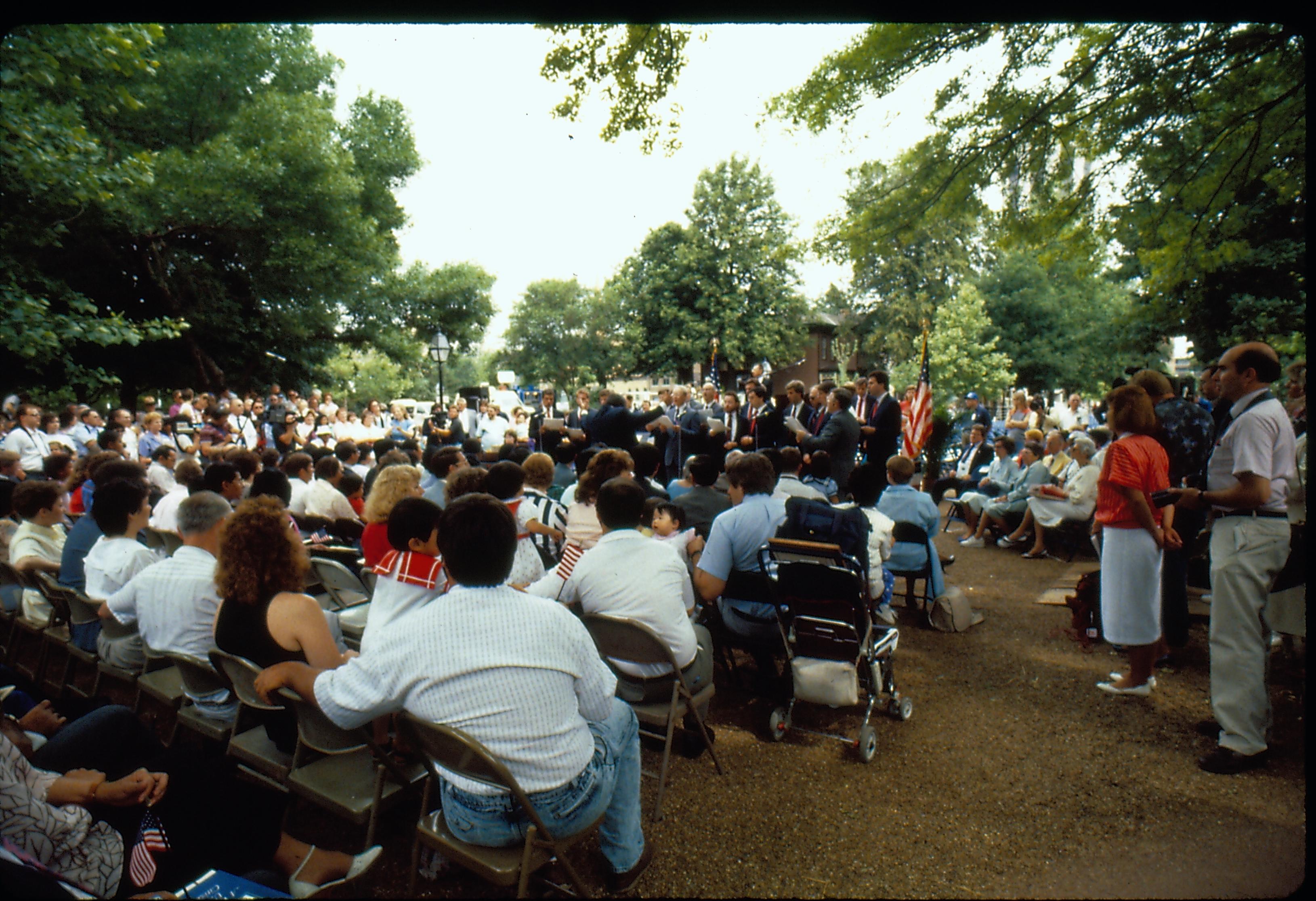 NA LIHO Reopening Naturalization Program Lincoln, Home, Restoration, Rededication, Naturalization Program