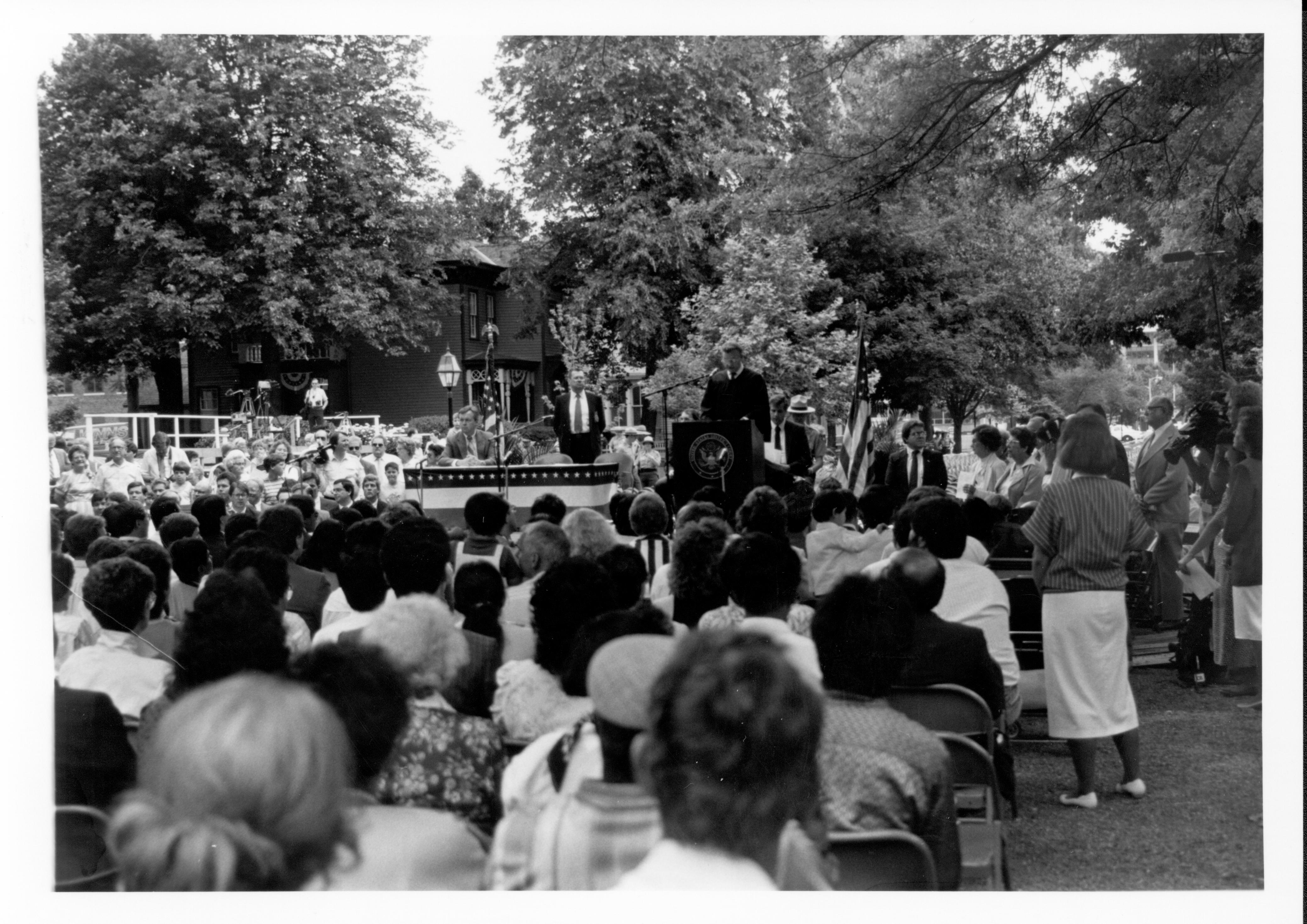 Naturalization 50-13 Lincoln, Home, Restoration, Rededication, Naturalization