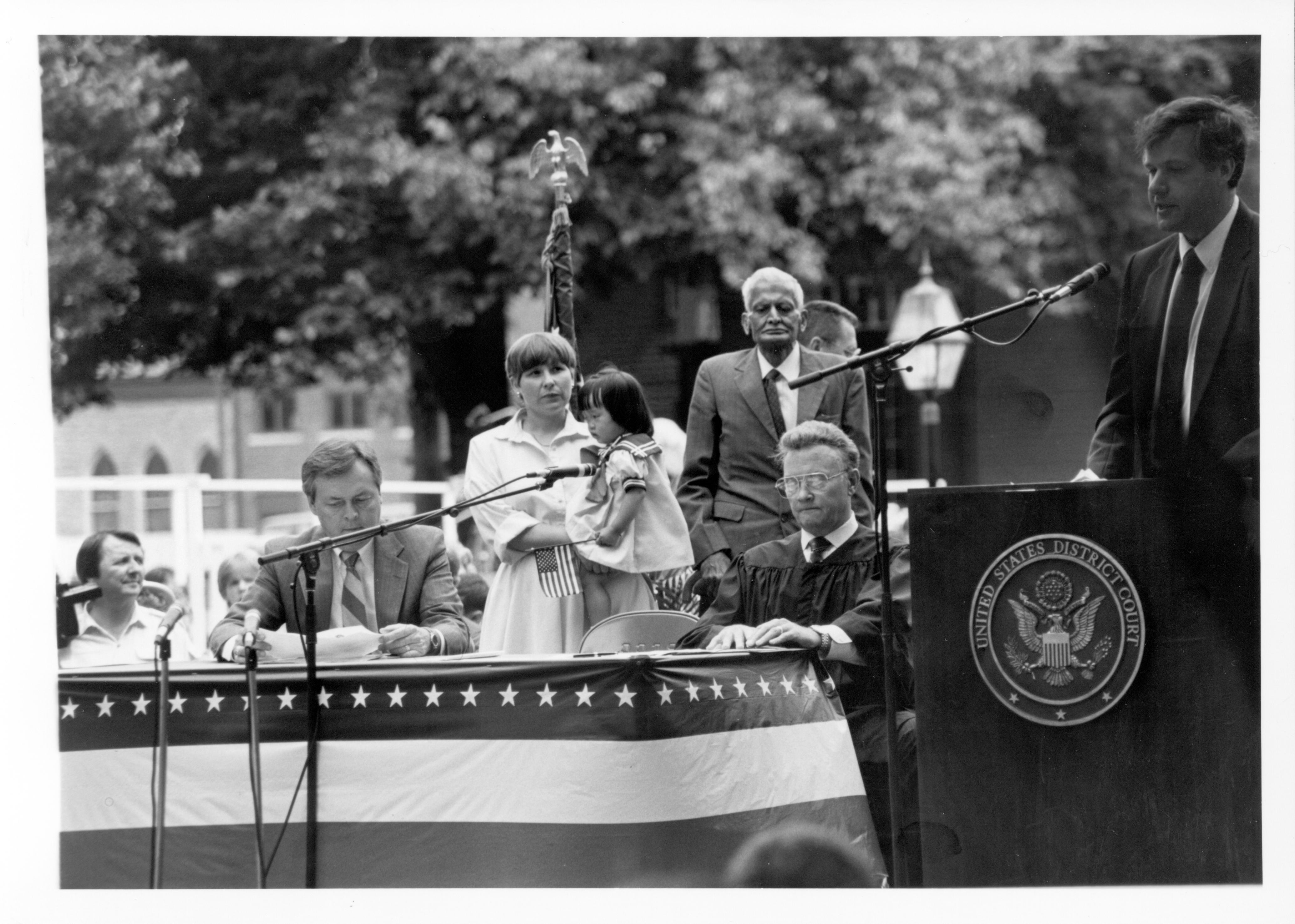 Naturalization 51-31 Lincoln, Home, Restoration, Rededication, Naturalization