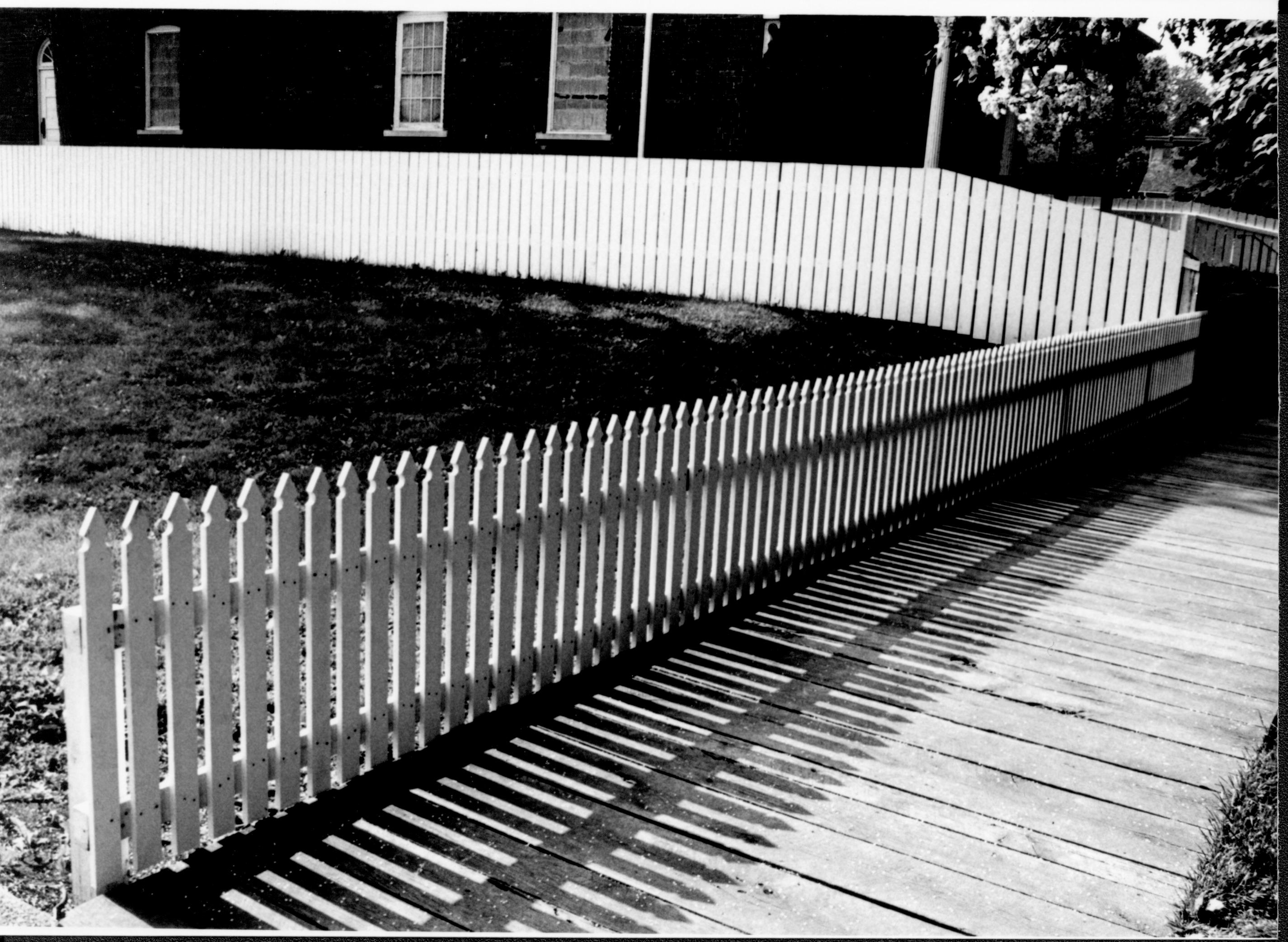 New vertical picket and property line fences 19 Block 10, Lot 1, Picket, Fence