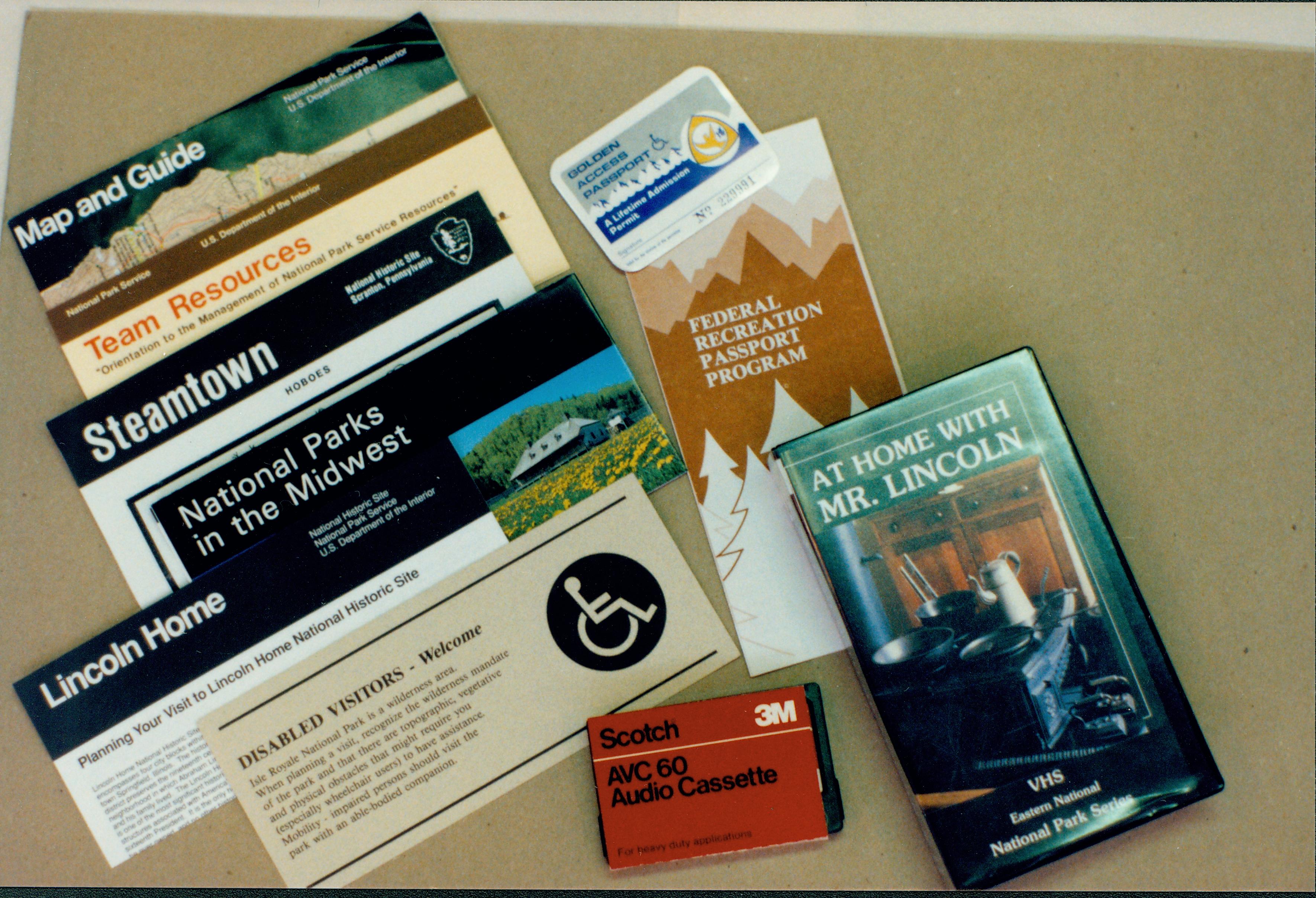 Printed material to show various alternative programs for the NPS. Lift, Ramp, Handicap, Access