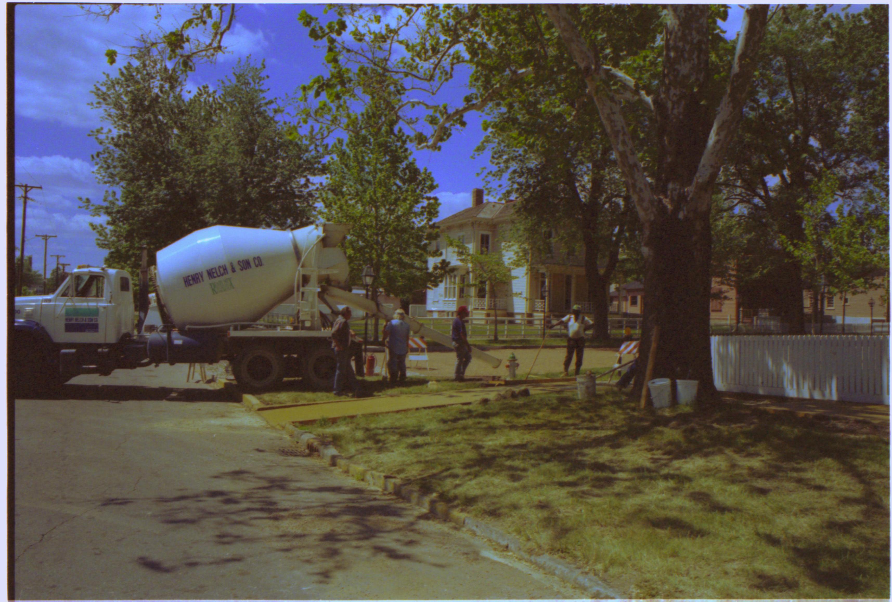 Construction, 8th and Jackson Sts., Sidewalk and Street Construction, Sidewalk, Street