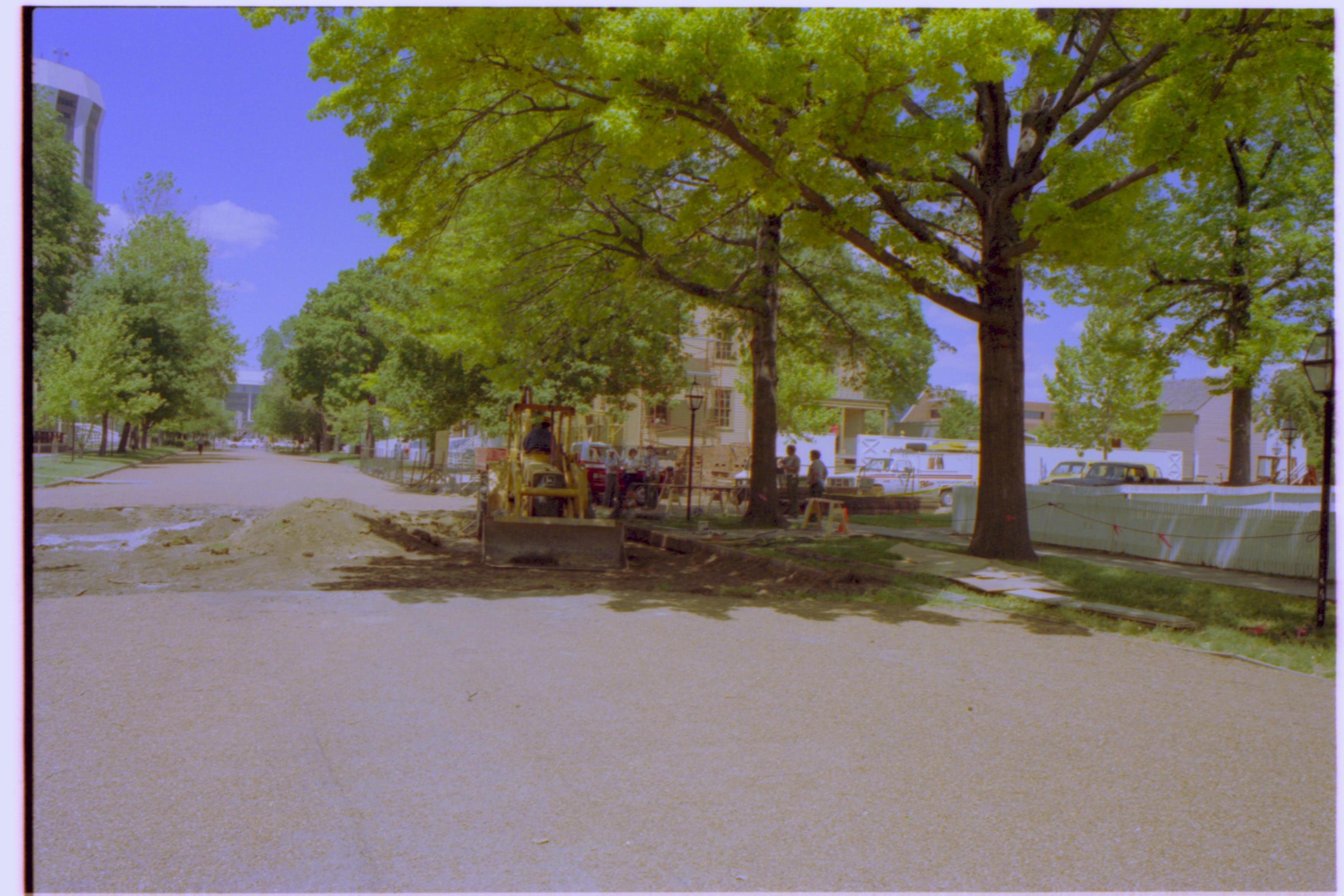 Construction, 8th and Jackson Sts., Sidewalk and Street Construction, Sidewalk, Street
