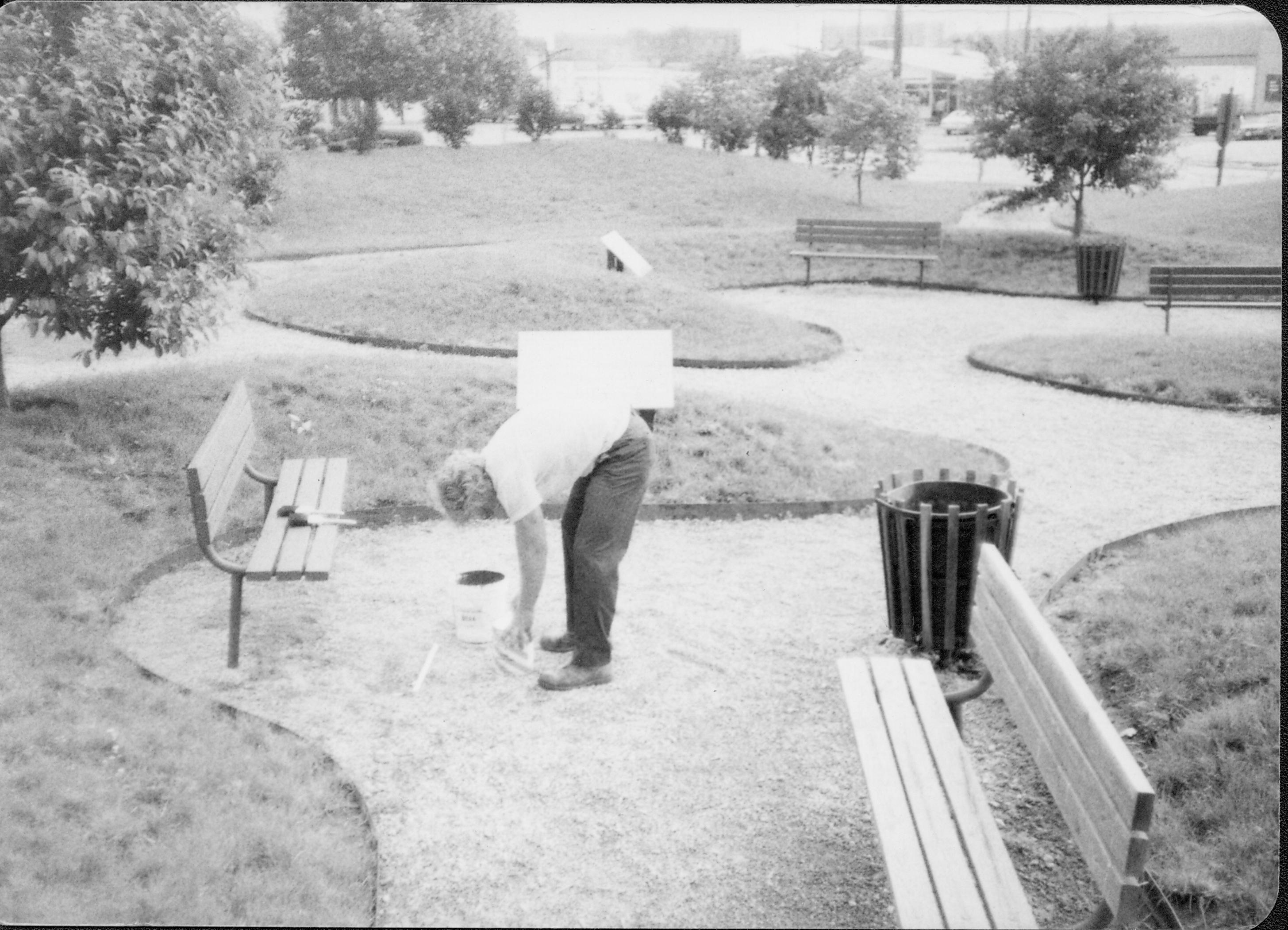 Legacy Garden, 1977 Maintenace, New Sidewalk, Legacy Garden
