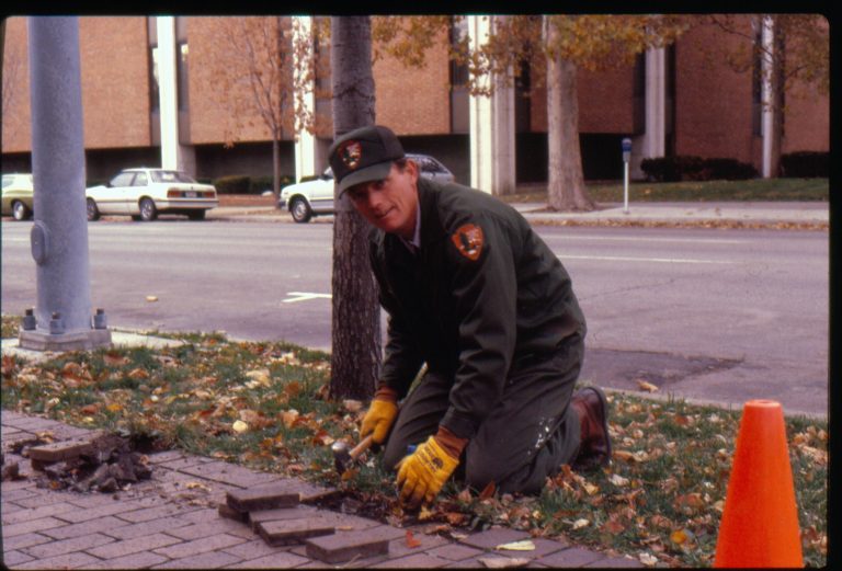 Brick walkway replacement Maintenance, Brick Walkway